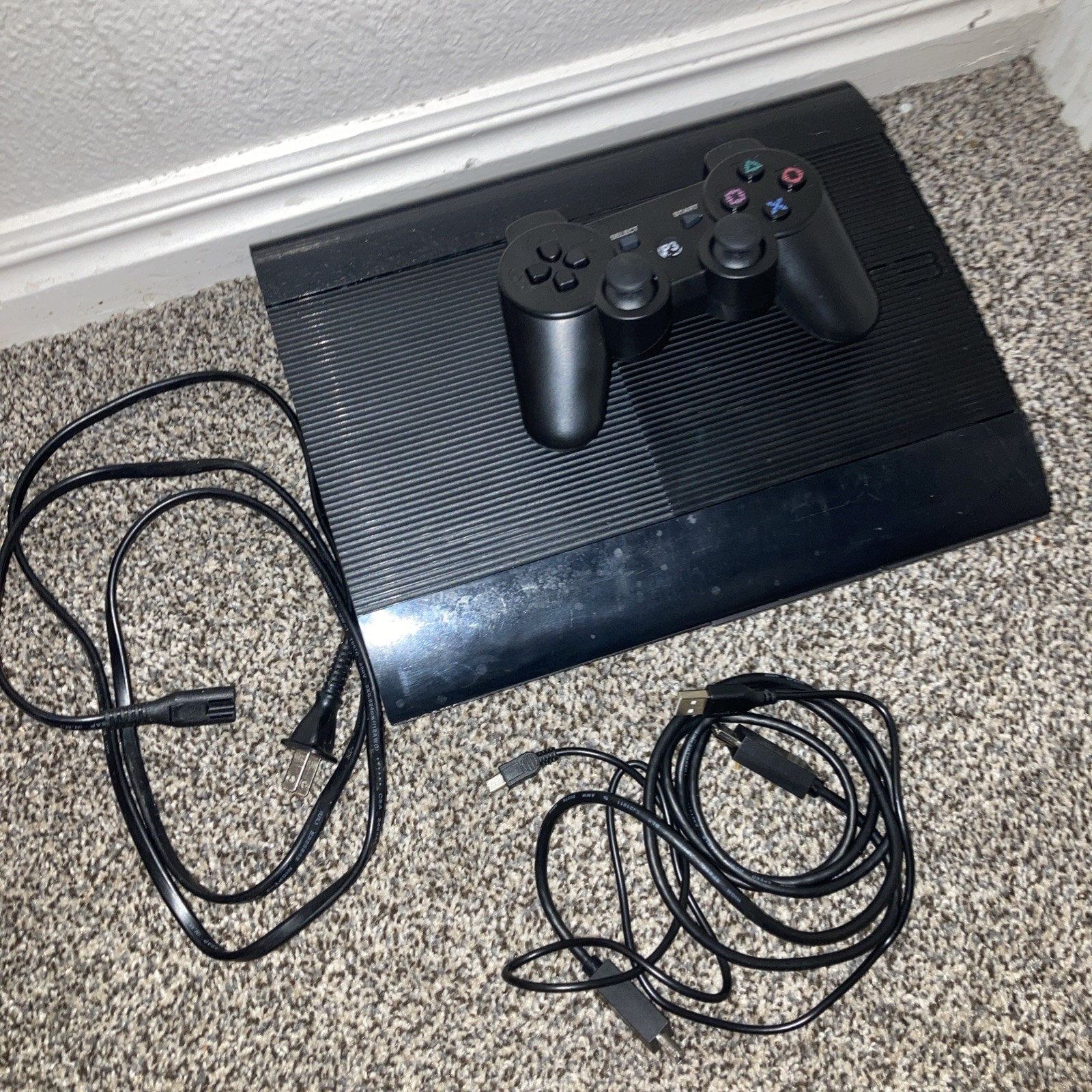 Sony Ps3 PlayStation 3 250GB Black Console System