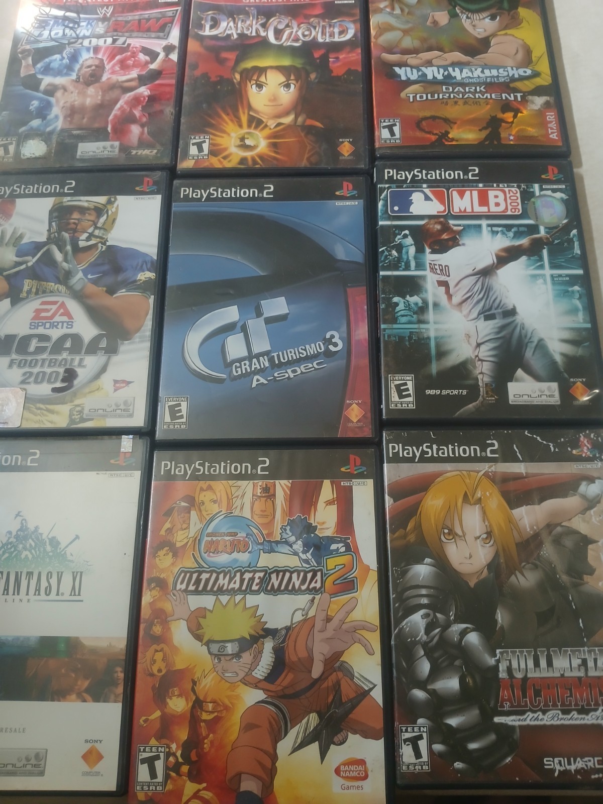 Playstation 2 Fat Console With Accessories and 20 Games.