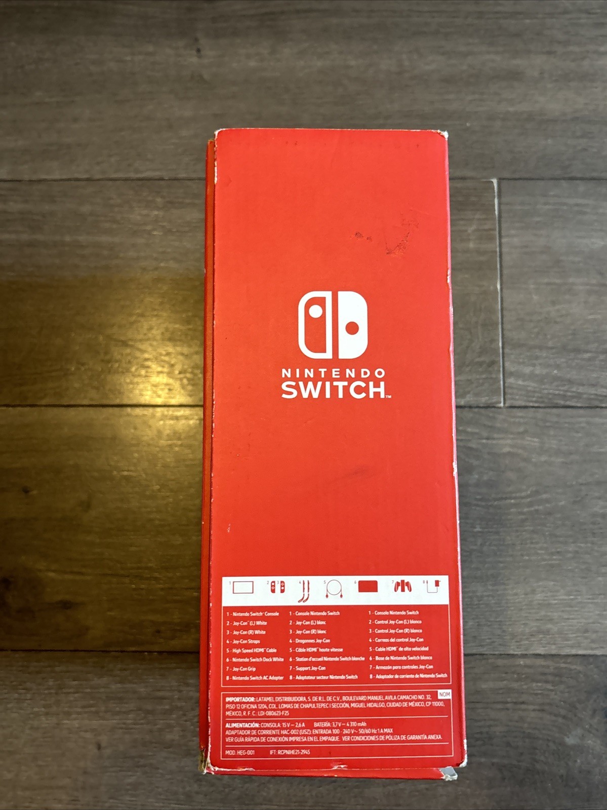 OPEN BOX NINTENDO SWITCH OLED HEG-001 HANDHELD CONSOLE 64GB