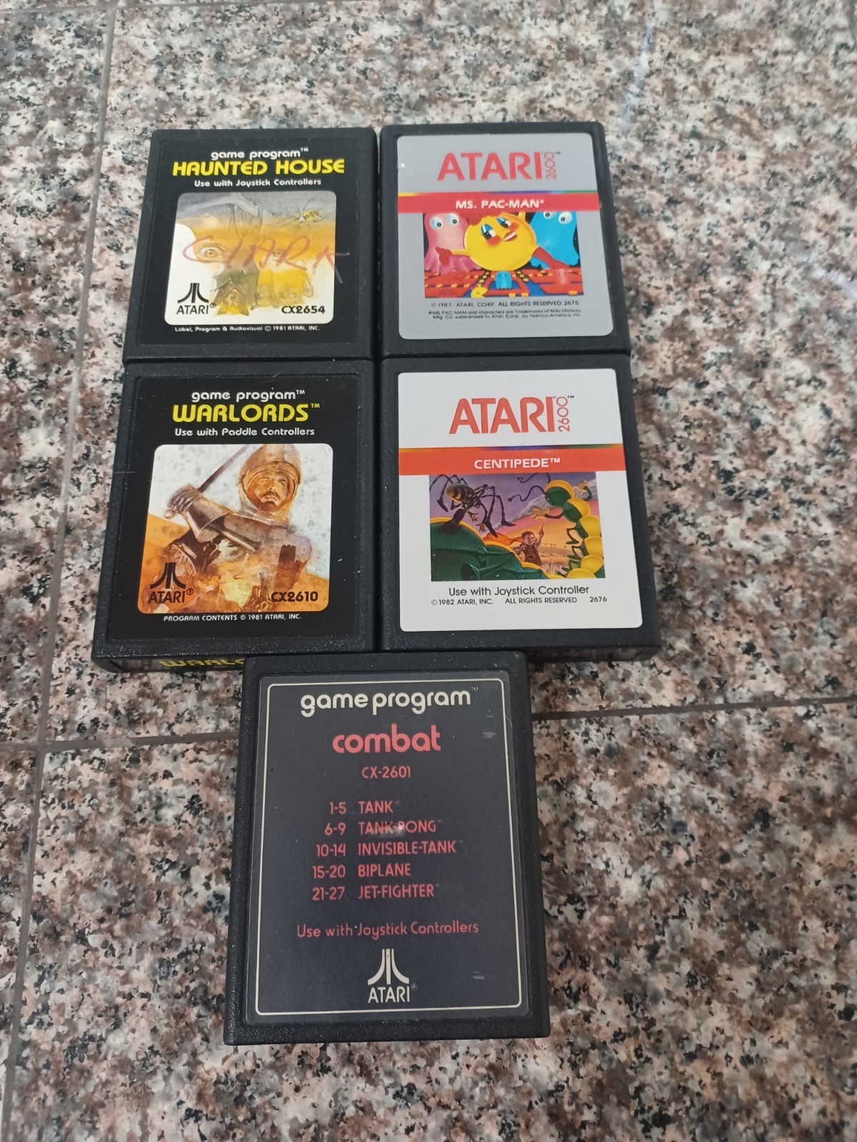 Atari 2600 System Cleaned, Tested, And Working 100% 6 Games & 2 CX-40 Joysticks
