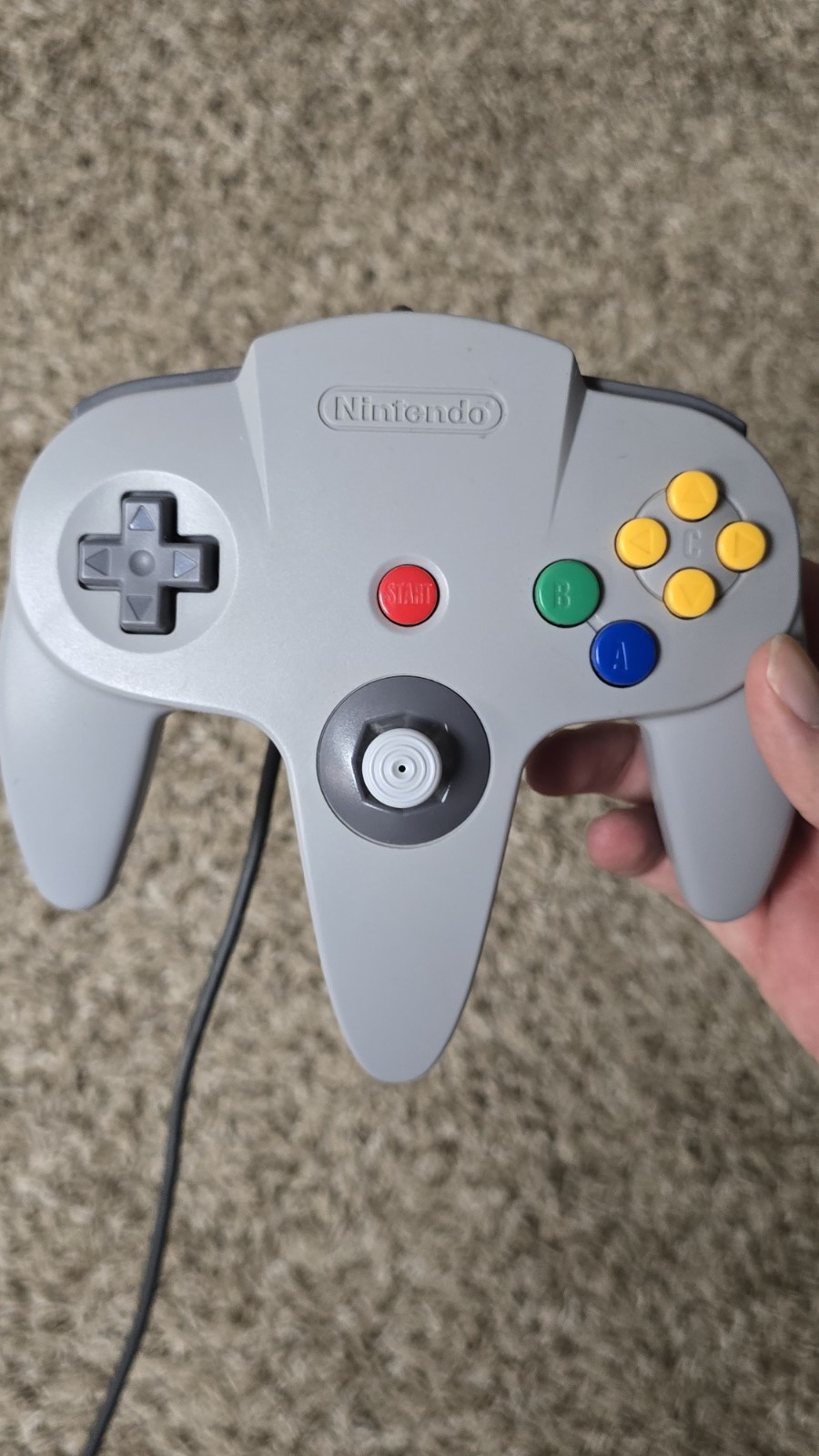 Nintendo 64 Black Console Bundle Controller Power/RF Cord 1080 Game