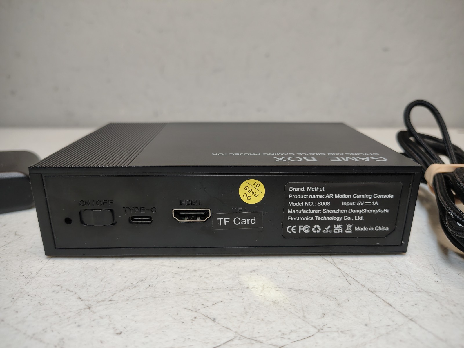 Metfut AR Motion Gaming Console MODEL: S008