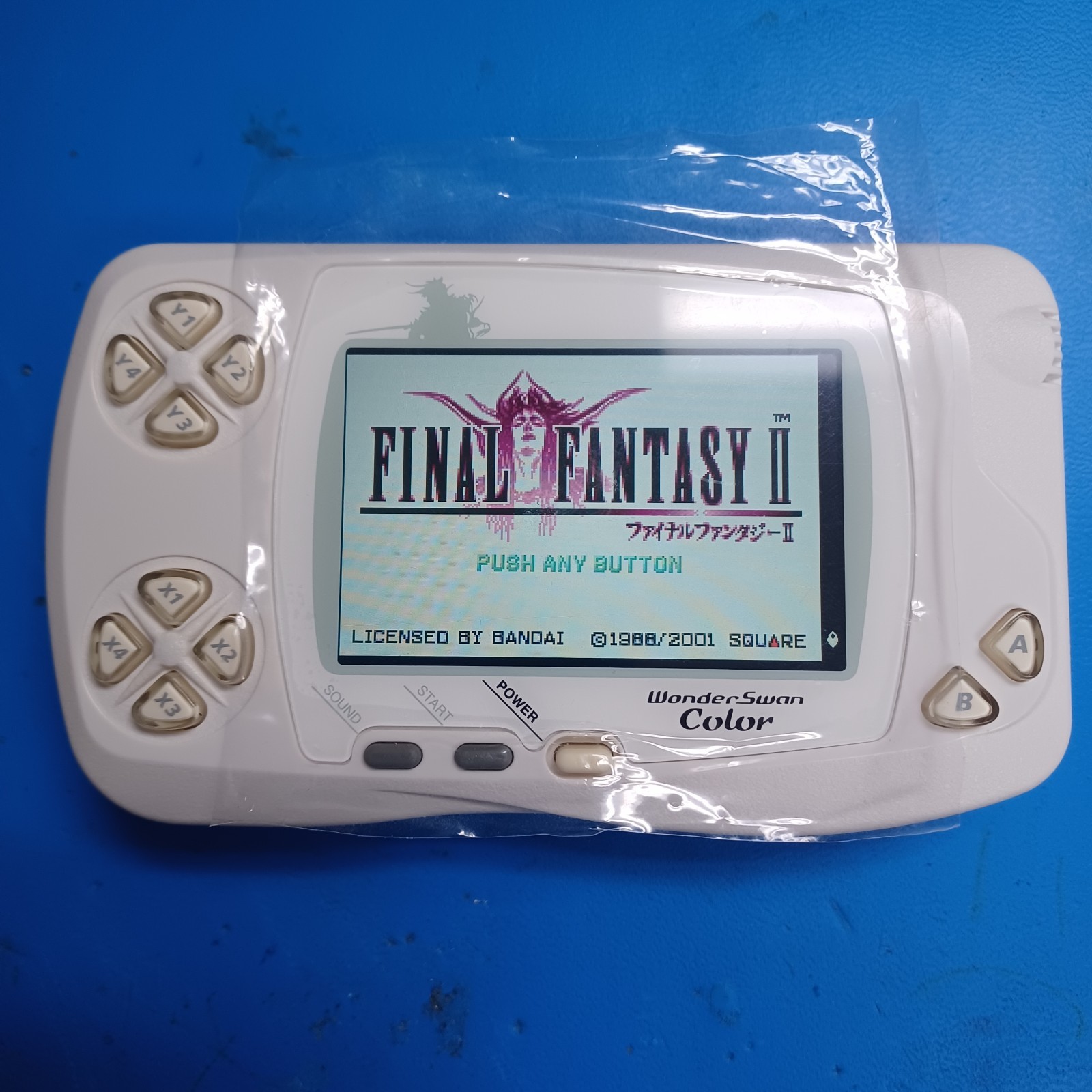 Backlit IPS WonderSwan Color Final Fantasy Edition + English FF 2 Repro