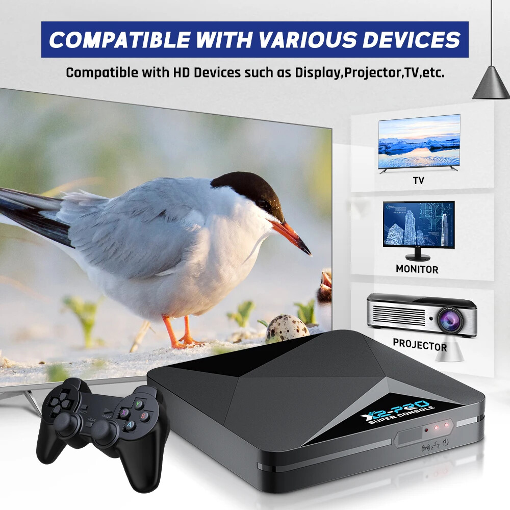 Retro Video Game Console Super Console X2 Prowith Gamepad for PS1/DC/MAME/SS