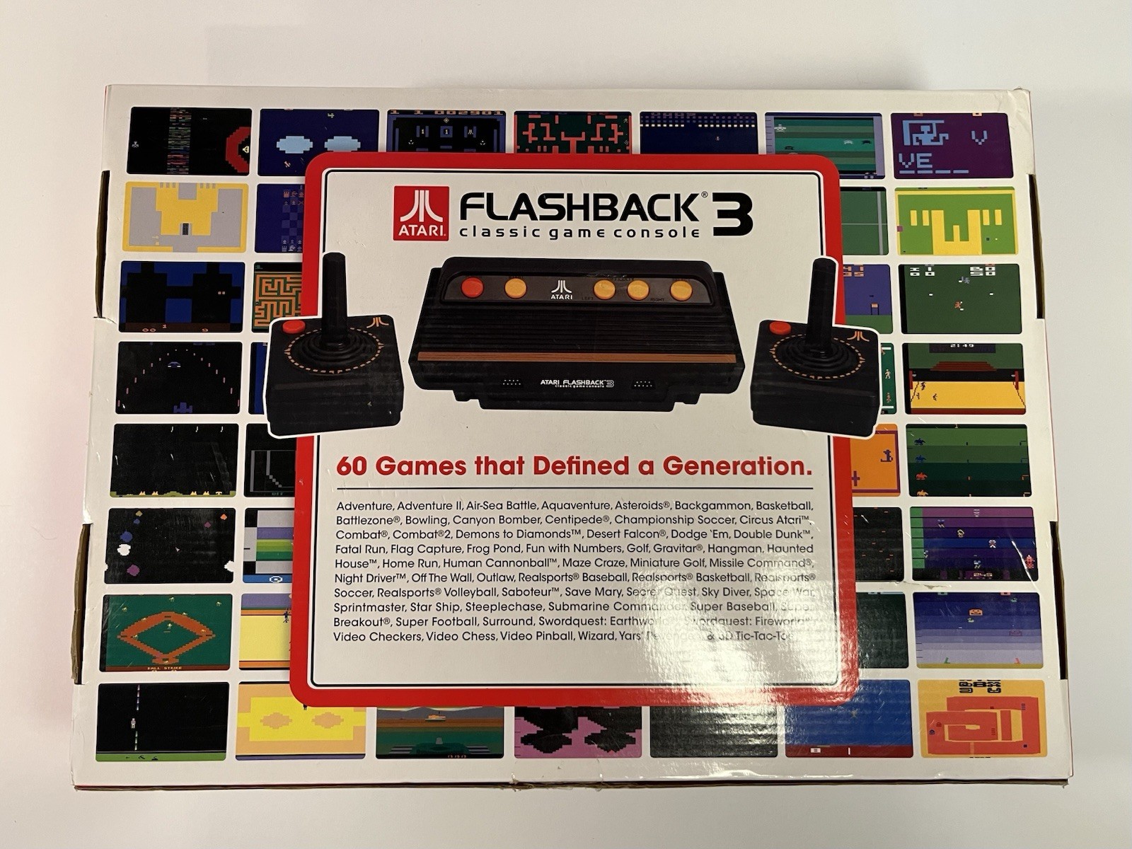 Atari Flashback 3 Console Complete In Box CIB Tested Working 60 Games