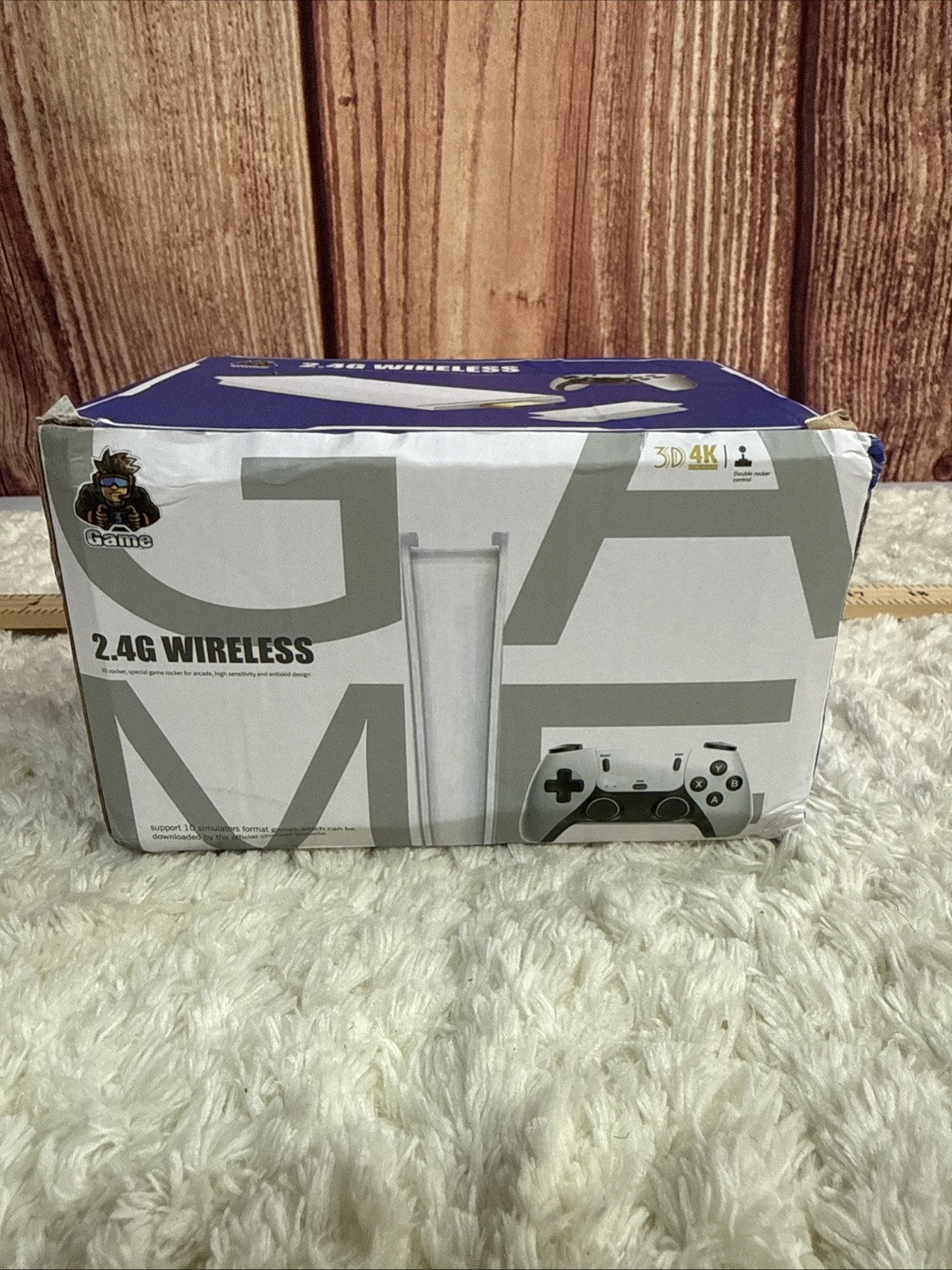 GameStick 2.4G Wireless Home Console White 3D Rocker High Sensitivity Antiskid