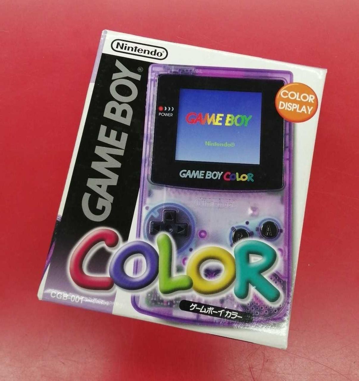 Nintendo Game Boy Color Clear Purple CGB-001 From Japan A1968