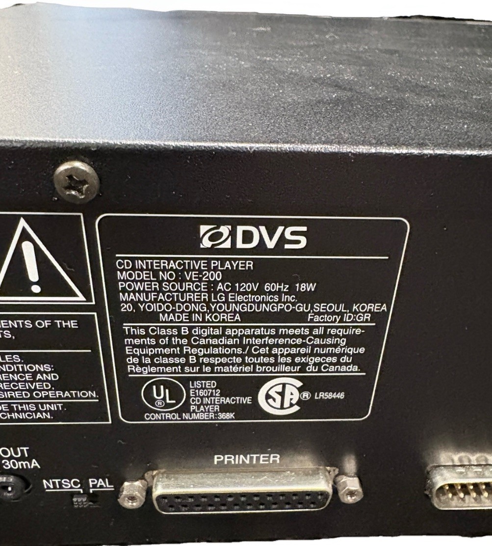 DVS VE-200 INTERECTIVE PLAYER
