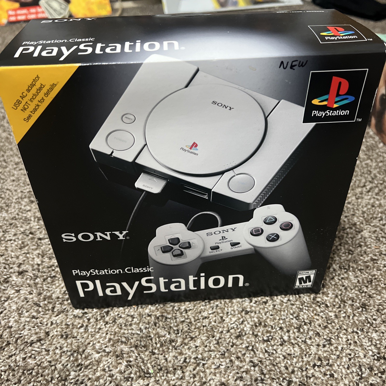 Sony PlayStation Classic Gray Console (NTSC-U/C) SCPH-1000R PS1 HDMI SEALED