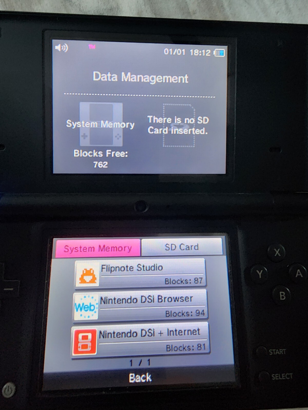 Nintendo DS Lite Game HandHeld Console System