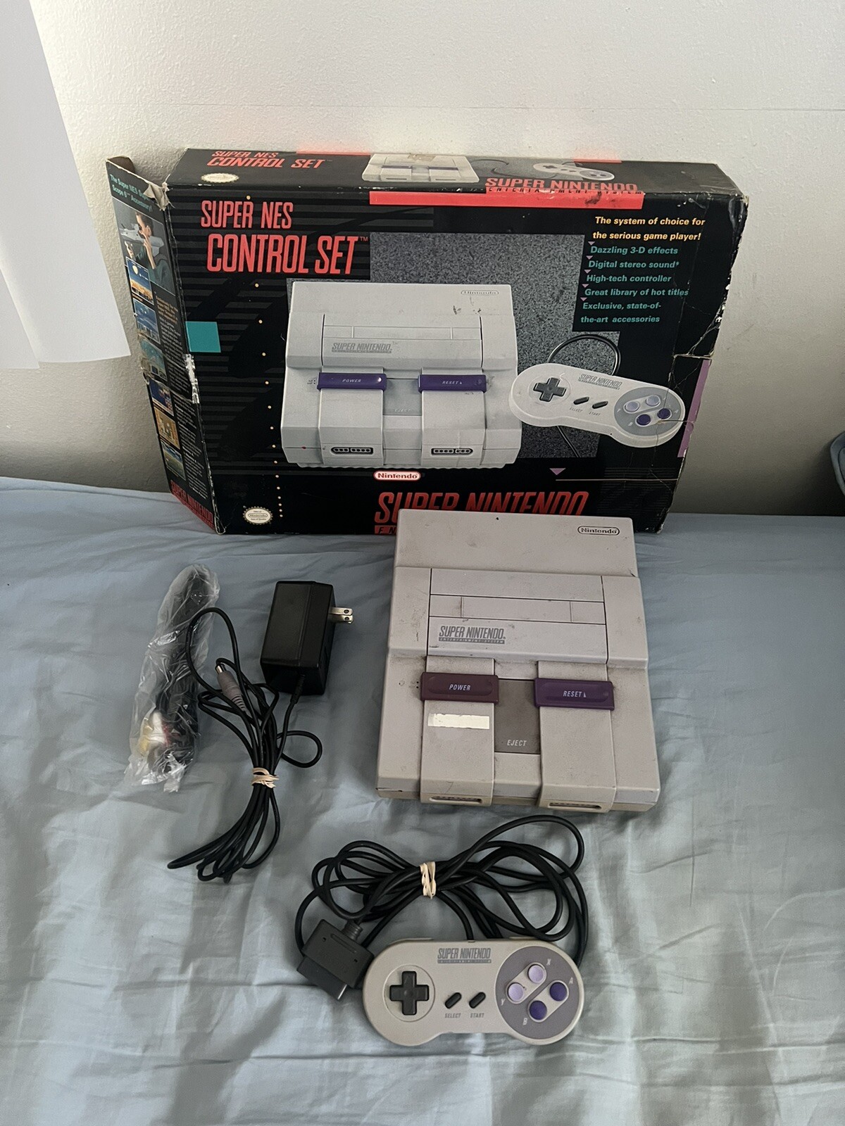 Super Nintendo SNES Console Original in Box