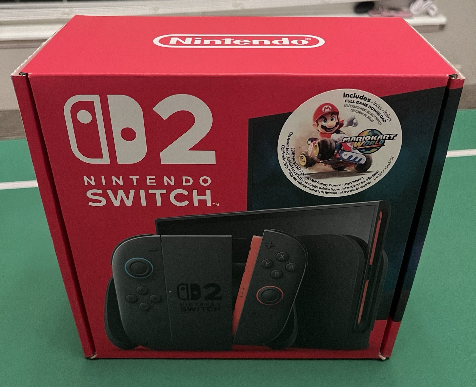NEW NINTENDO SWITCH 2 CONSOLE + MARIO KART WORLD BUNDLE IN HAND READY TO SHIP