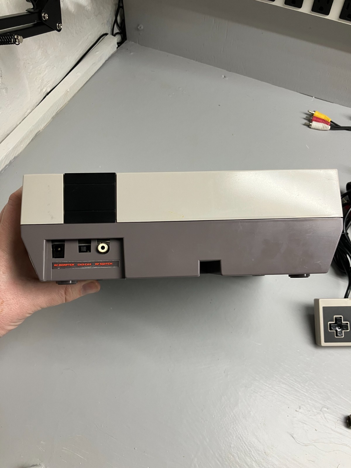 NES Nintendo Starter Bundle with 2 Controllers, Cords, and a Game