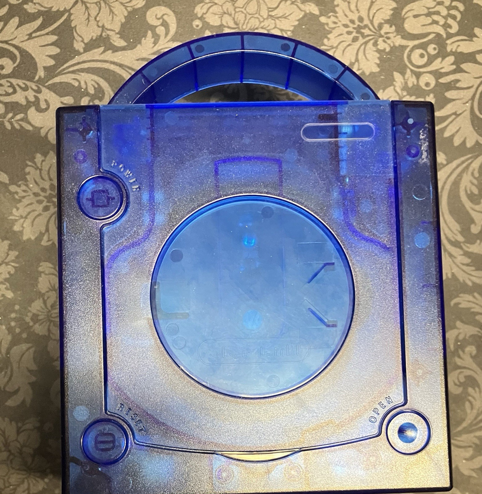 Transparent Blue GameCube