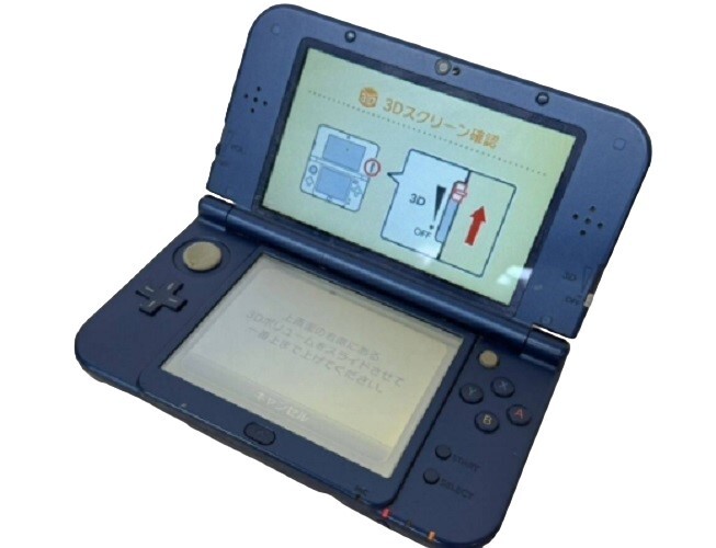 New Nintendo 3DS XL LL Metallic Blue Console only Tested from JAPAN