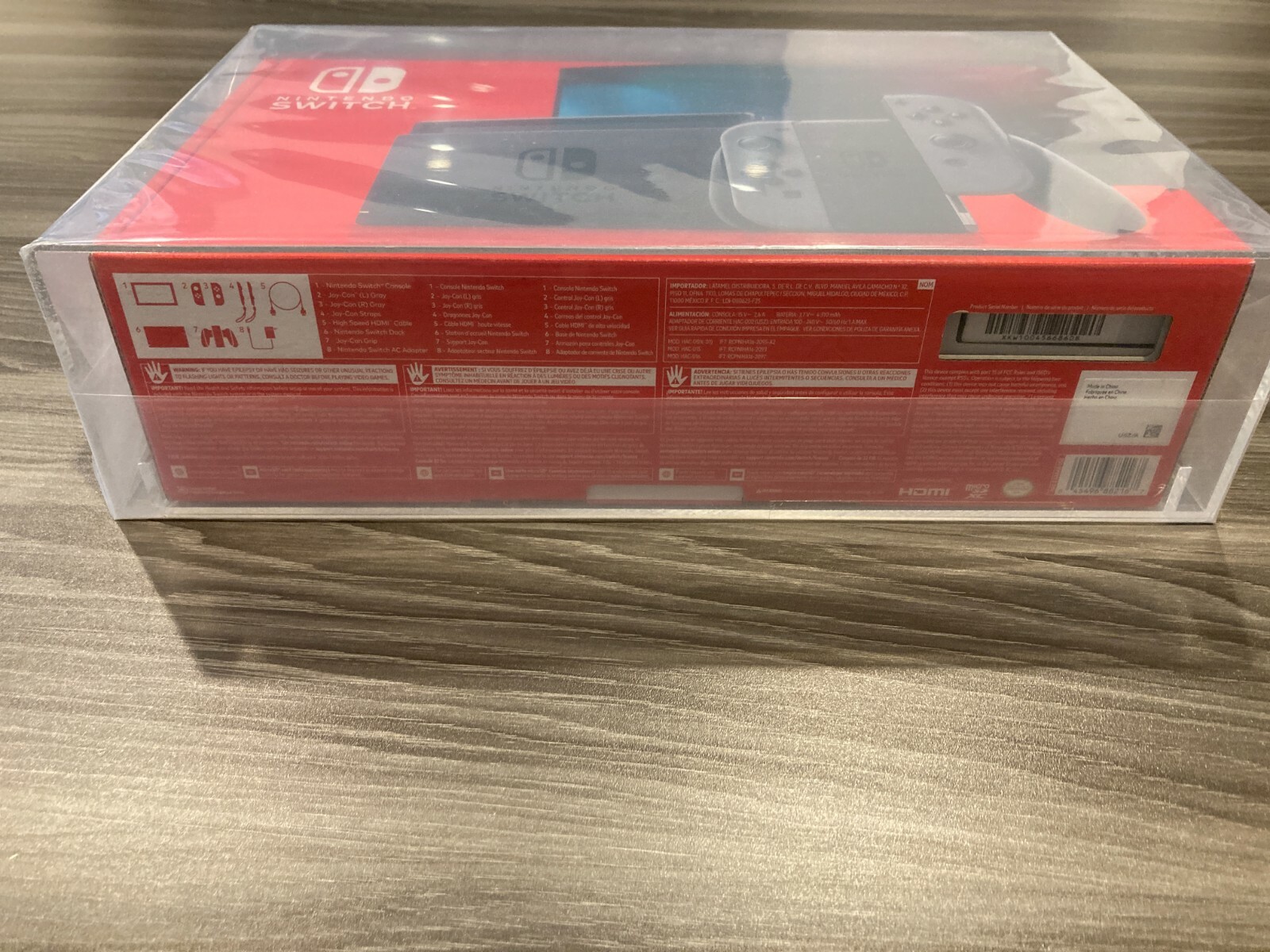 Nintendo Switch Gray Joy-Con Edition Console, New, Graded VGA 85 NM+ Archival