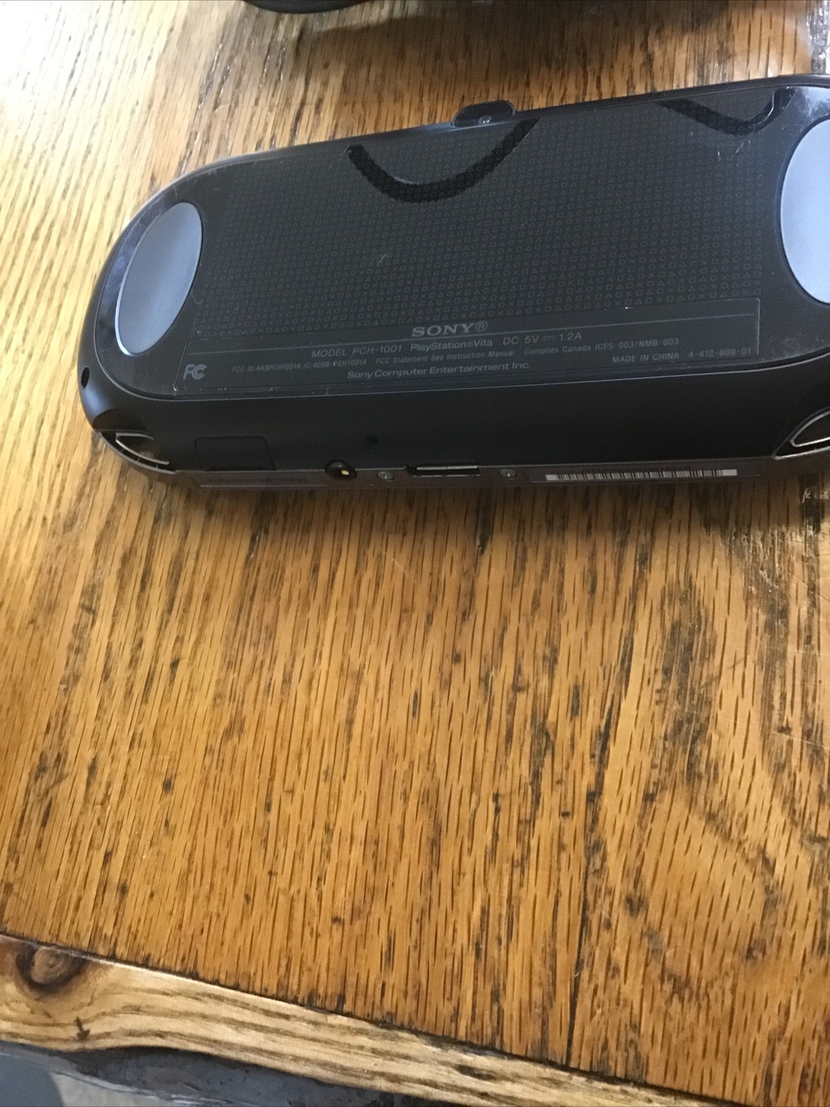 Sony PlayStation Vita PS Vita PCH-1001 Handheld Console Gaming System Black Nice