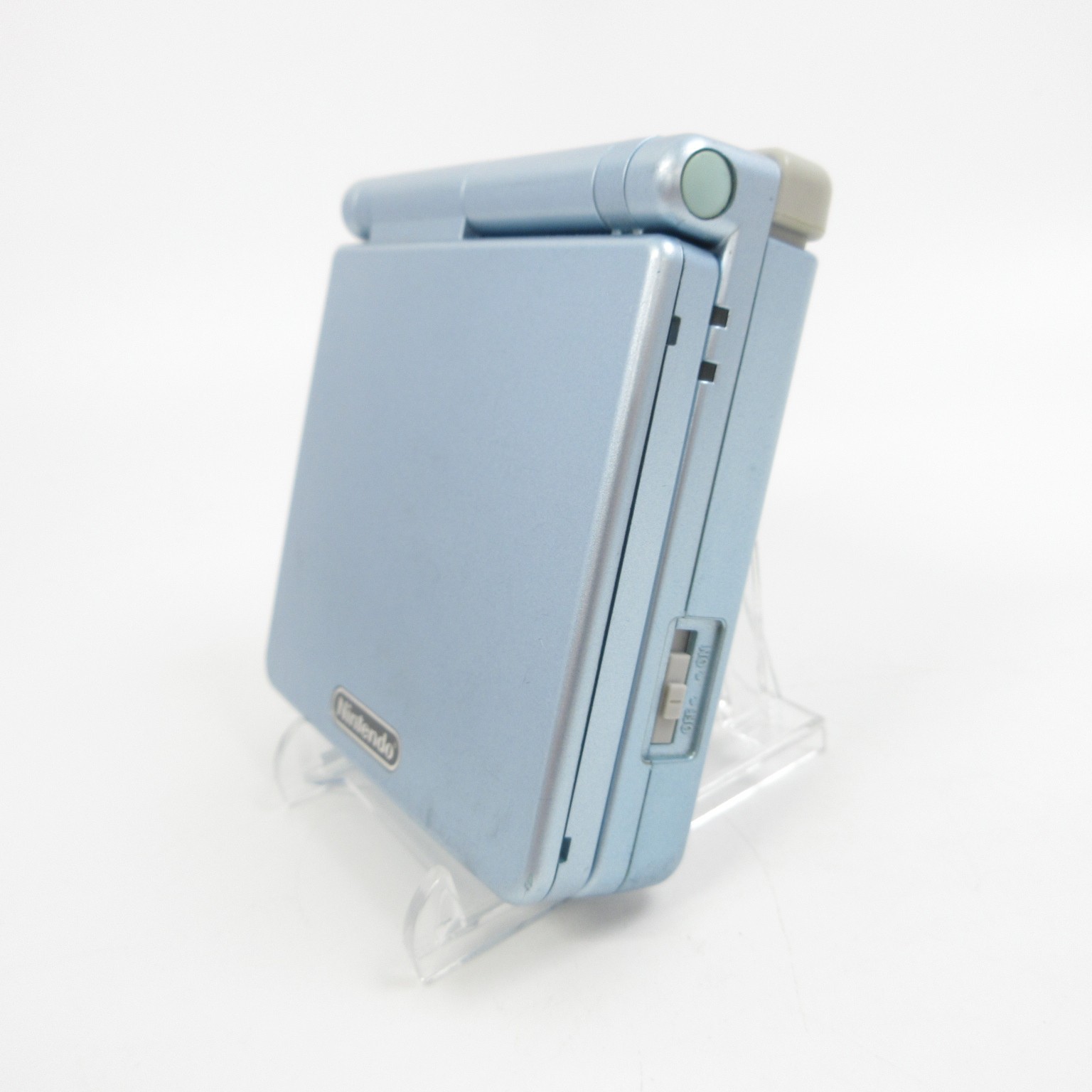 【Excellent】Nintendo GameBoy Advance SP Pearl Blue GBA Console #RET08/0608/01