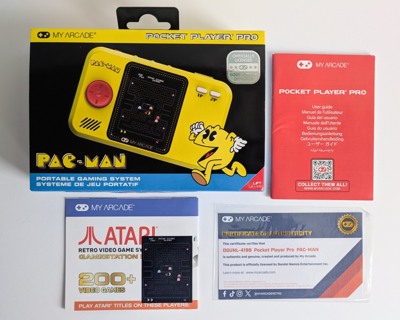 My Arcade Pocket Player Pro Pac-Man Portable Gaming System Officially Licensed