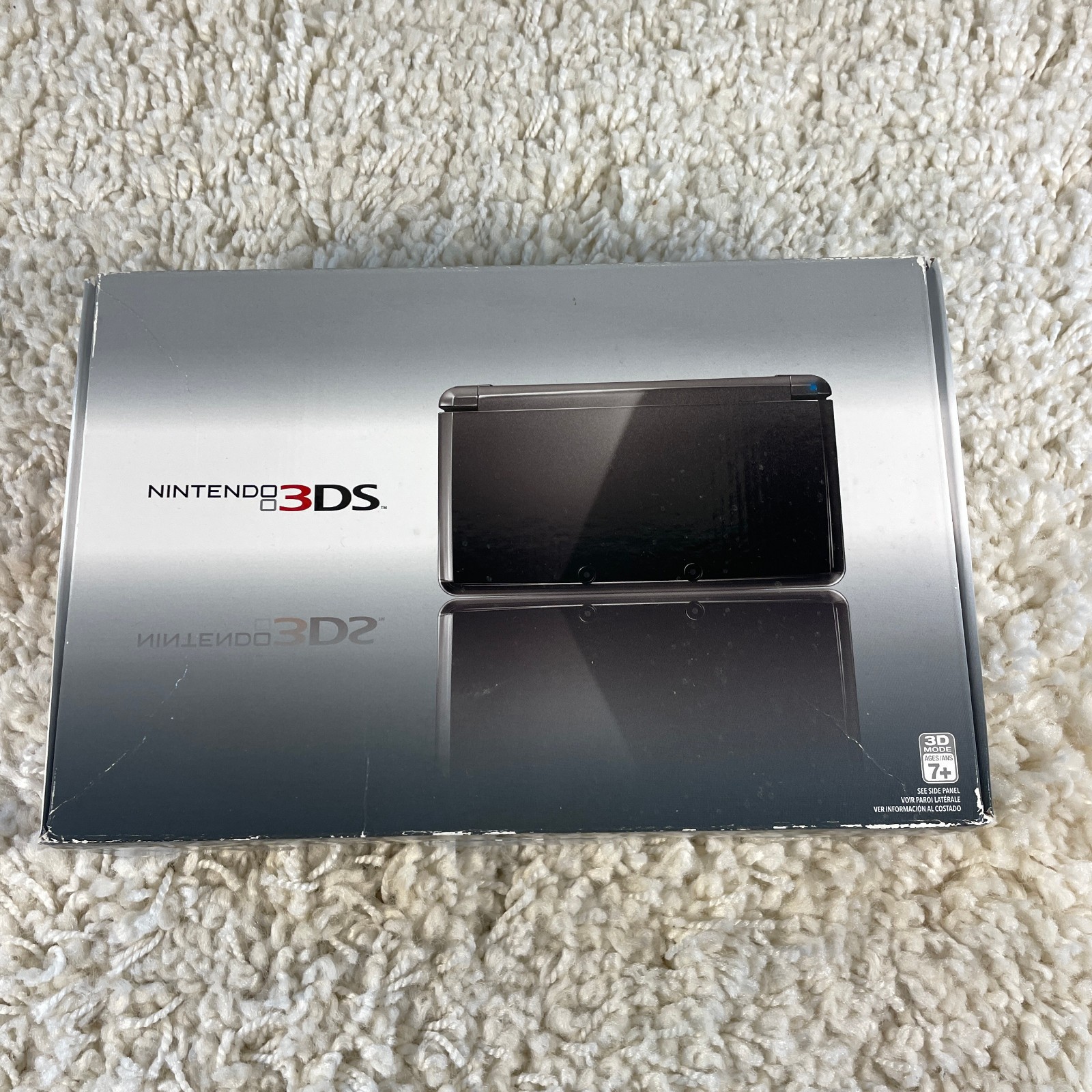 Nintendo 3DS Cosmo Black Handheld Console System CTR-001 Complete in Box CIB