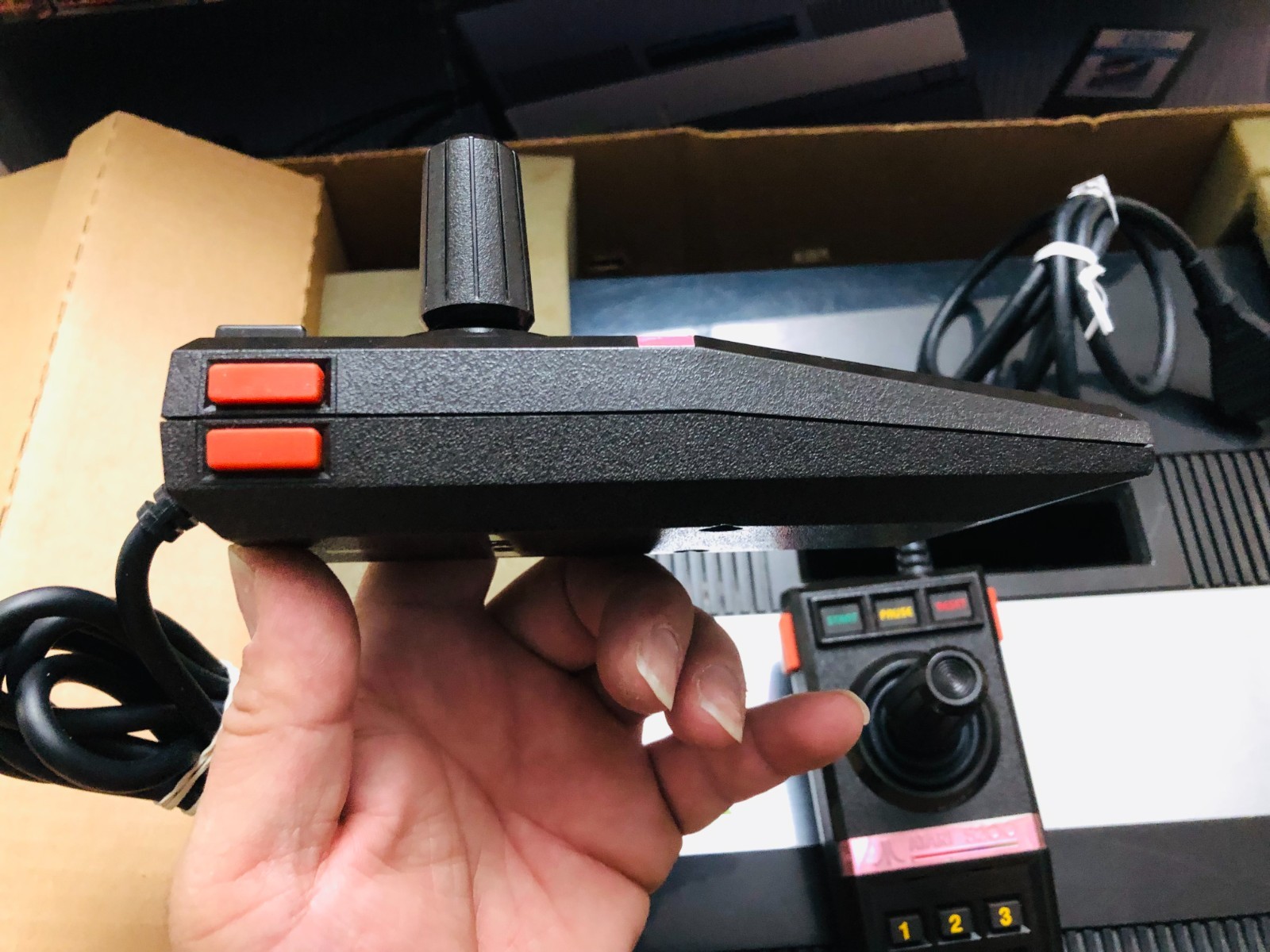 Atari 5200 4 ports Complete CIB W/ 2 Reconditioned Controllers Fully Tested