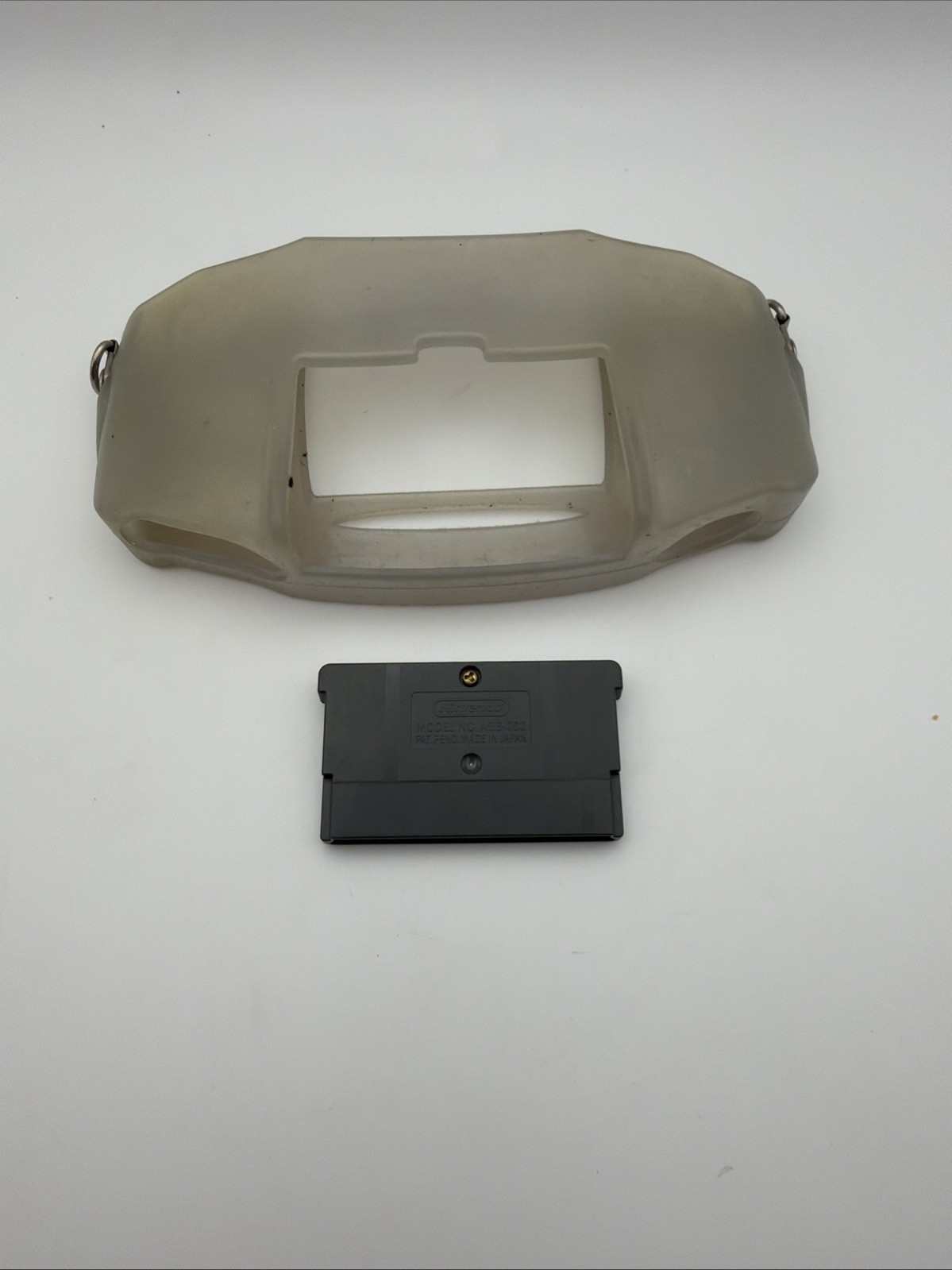 Nintendo Gameboy Advance- (Indigo) w/ Skin, Travel Case & Game (Tested/Working)