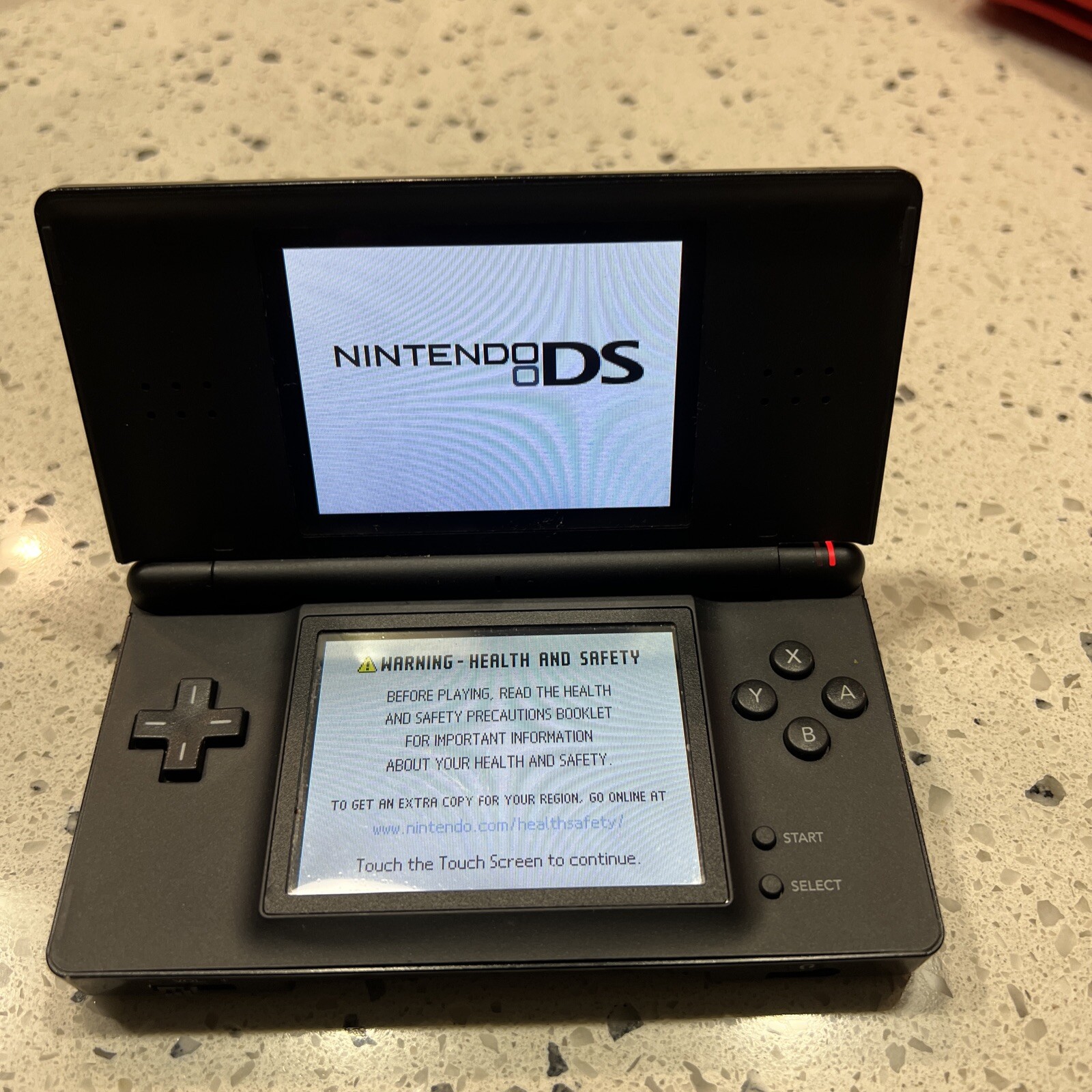 Nintendo DS Lite Handheld System – Onyx Black(TESTED &WORKING) 4Games Included!!