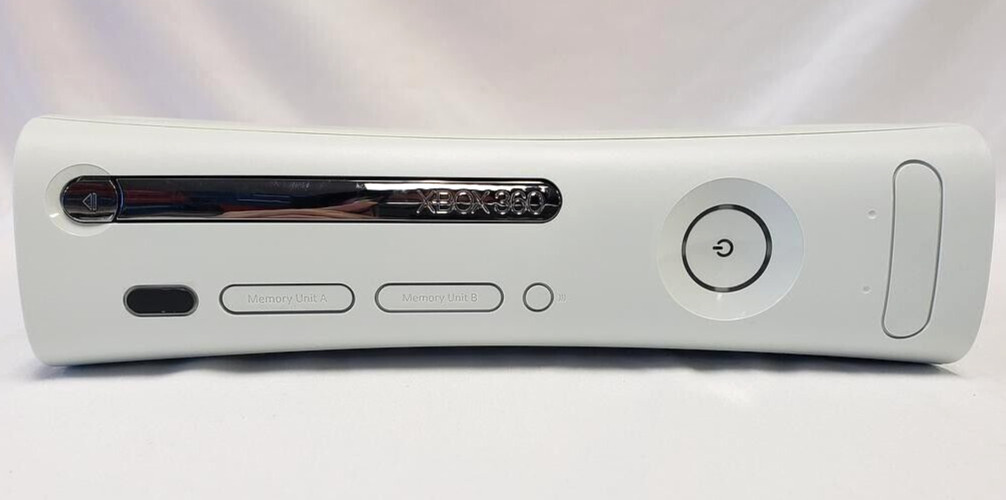 Microsoft XBox 360 Core Matte White Video Game Console Gaming System 20GB HD