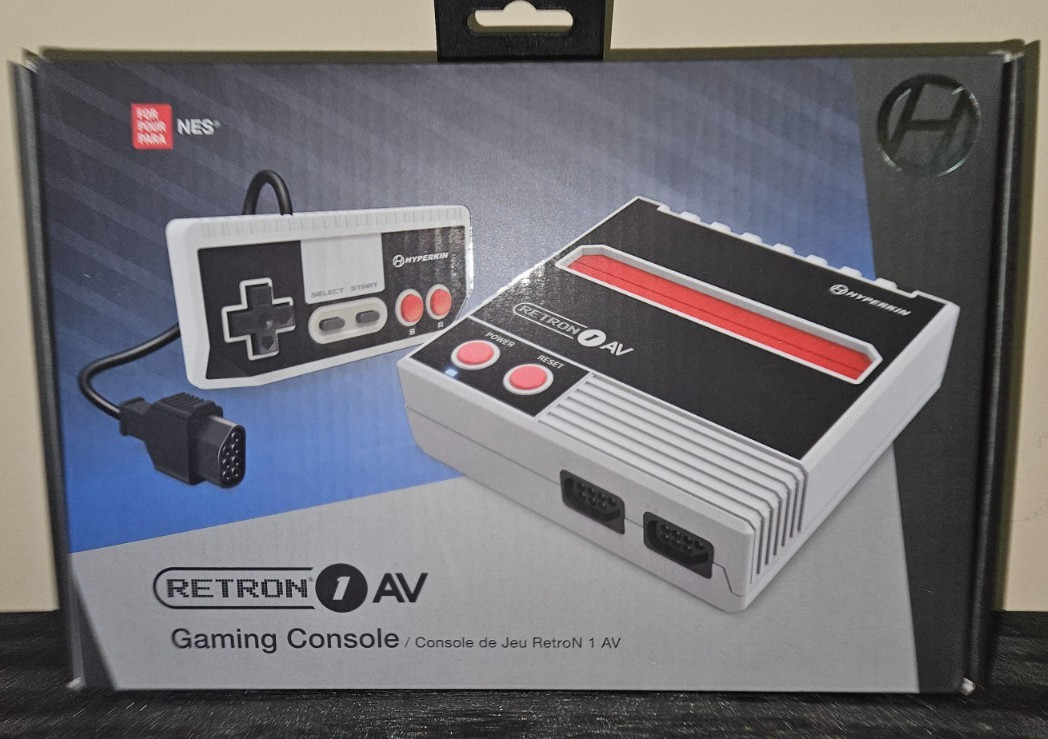 Hyperkin Retron 1 AV Gaming System for Nintendo NES Games – Black/Red