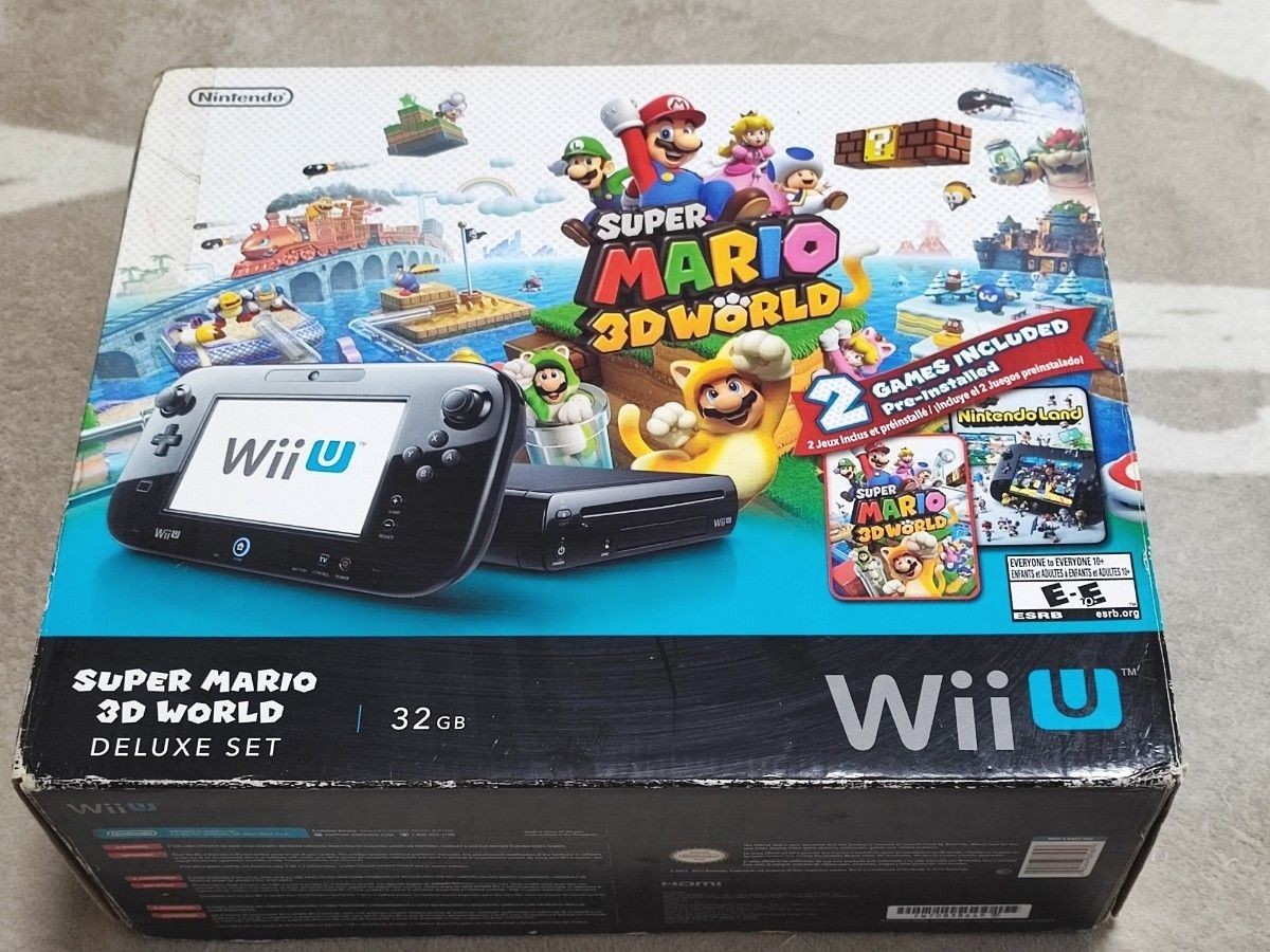North American version Wii U Super Mario 3D World Deluxe Set software set