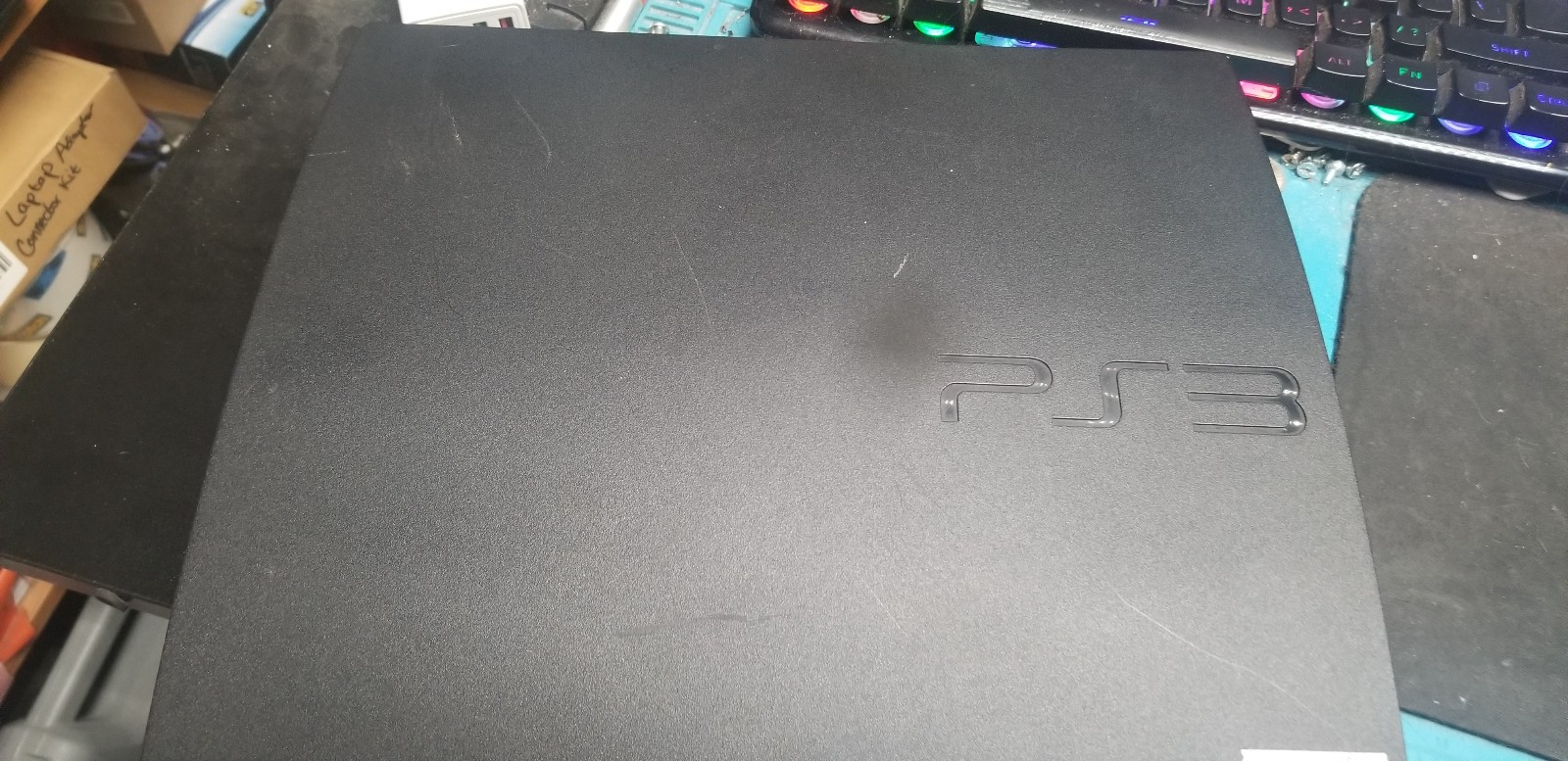 Sony PlayStation 3 Slim PS3 120GB Black CECH-2001A PARTS ONLY AS IS