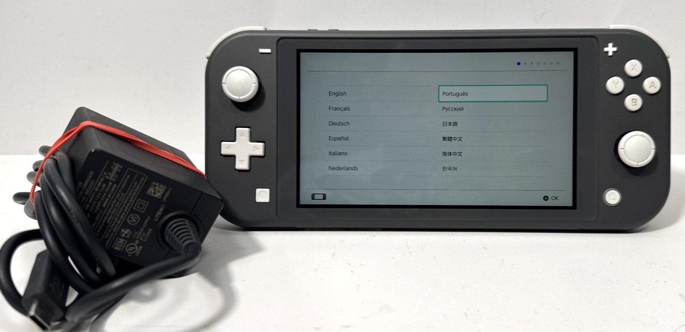 Nintendo Switch Lite Gray Handheld System Pre-Owned