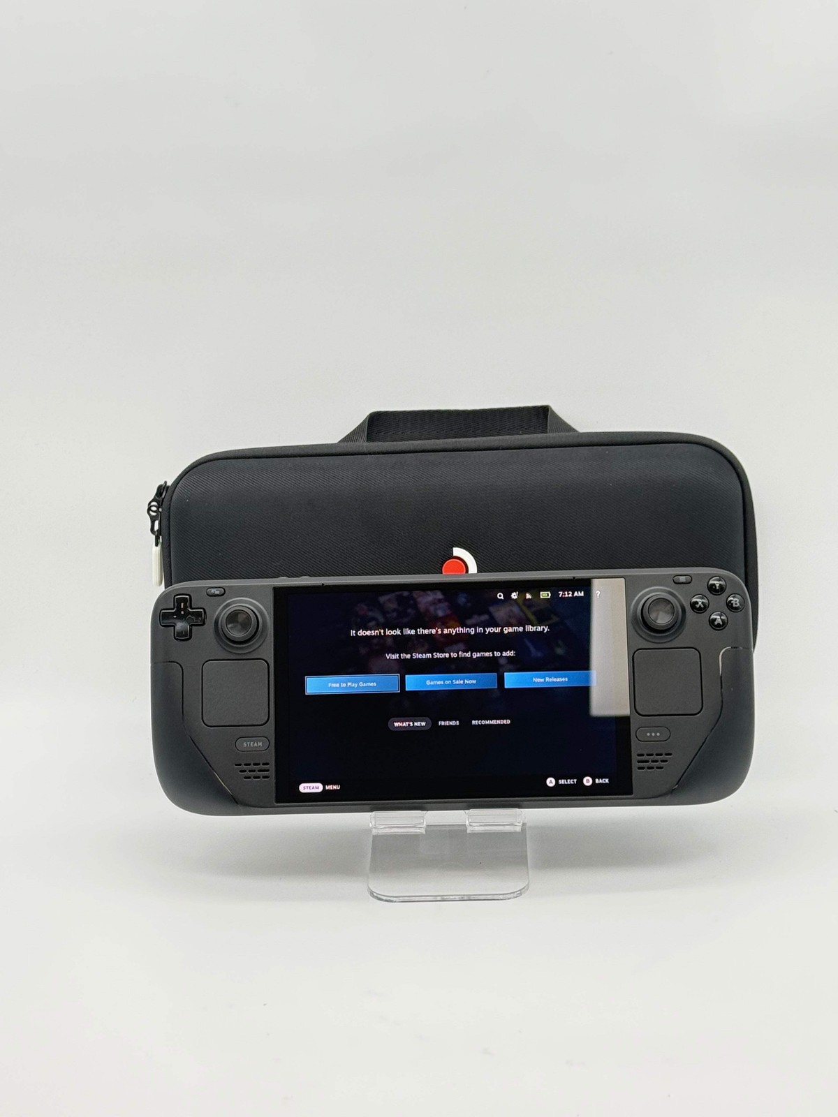 Valve Steam Deck OLED 512GB 2023 Handheld Console Black w/ Case
