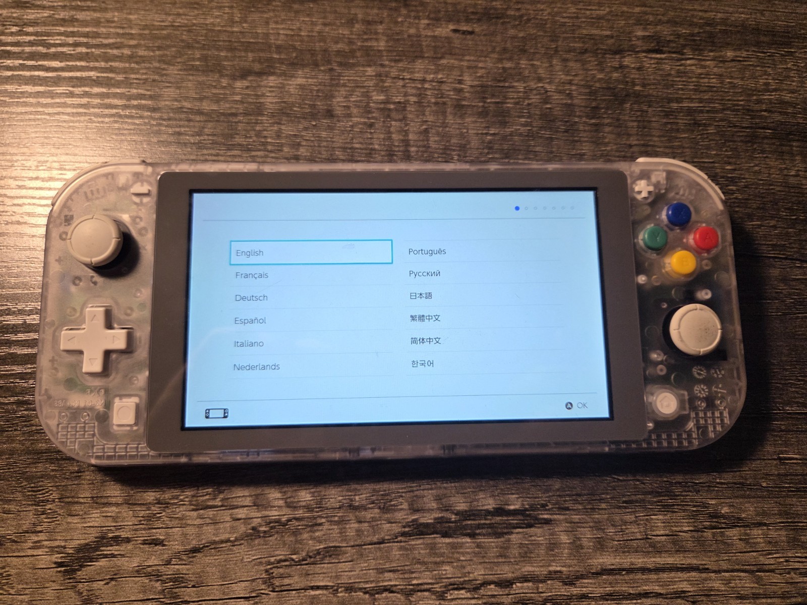 Nintendo Switch Lite Hand-Held Gaming Console – Clear (HDH-001)