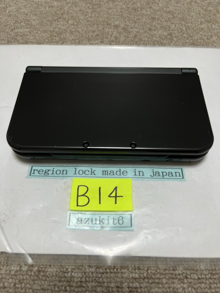 New 3DS LL XL Metalic black Japan Nintendo Console region Japanese B14