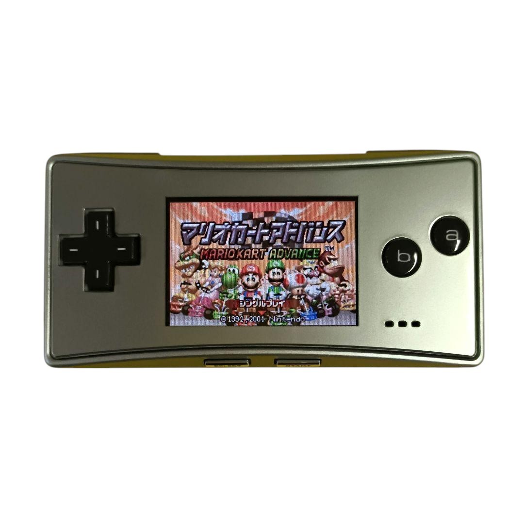 Nintendo Game Boy Micro Silver Console CIB Tested OXY-001 Charger Pouch Japan