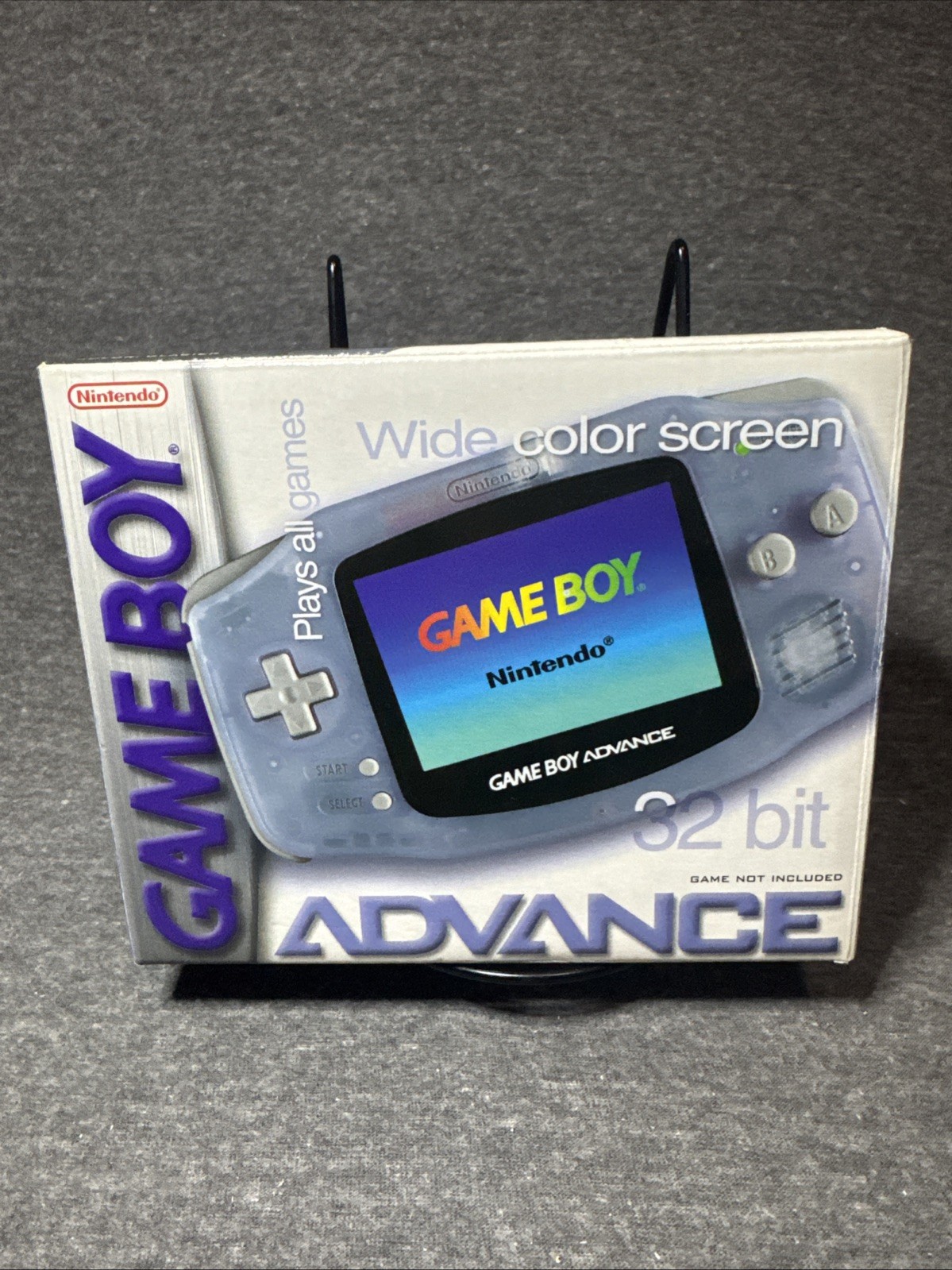 Nintendo Game Boy Advance Glacier Handheld System 4
