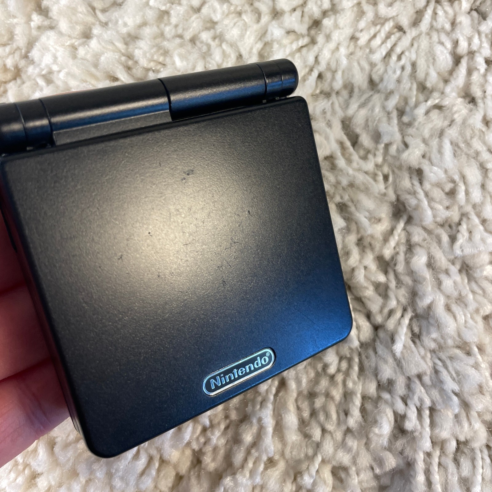 Nintendo Gameboy Advance GBA SP Handheld System Console Onyx Black Model AGS-001