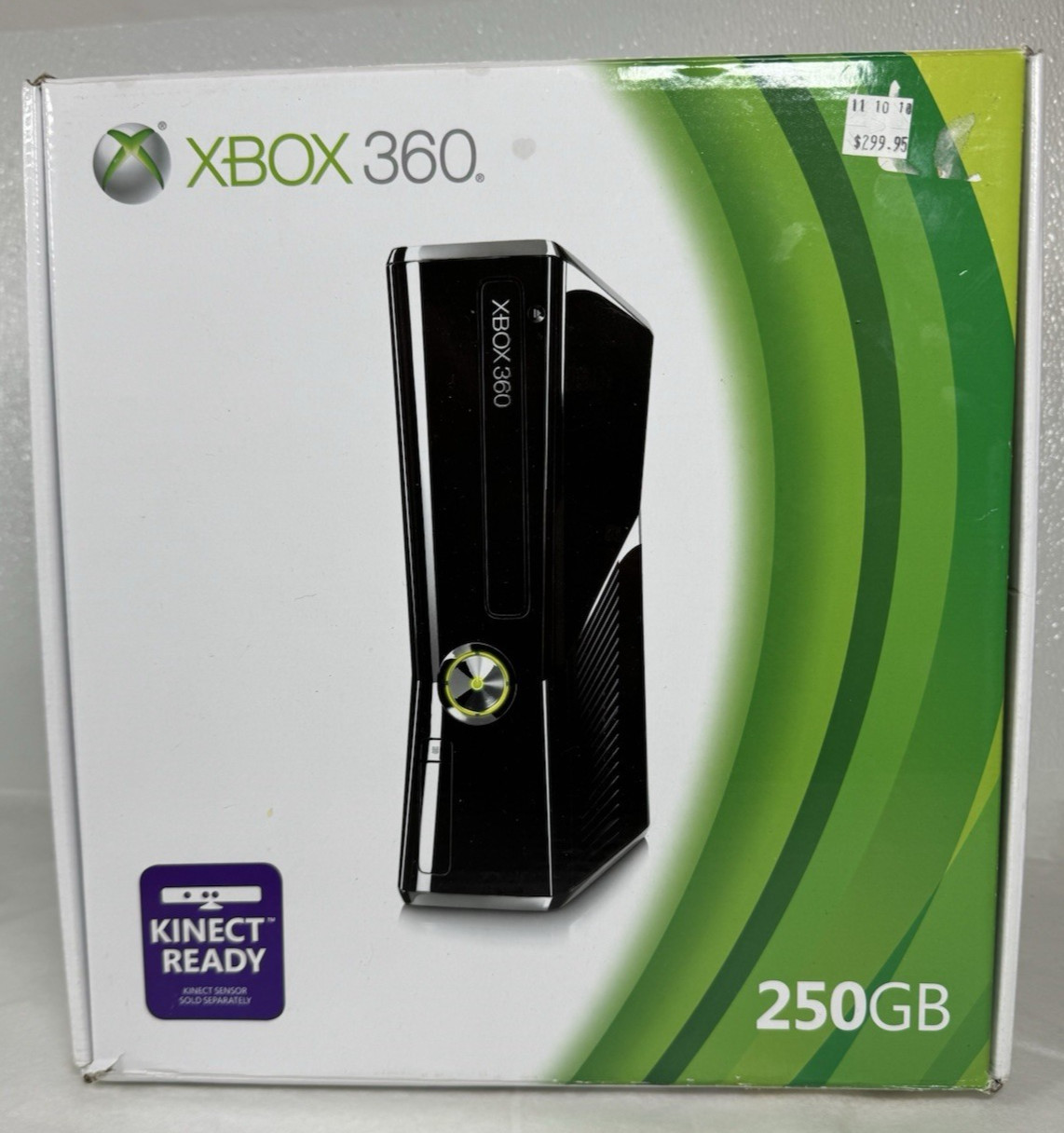 xbox 360 Slim Model 1439 Bundle 250 GB HD In Original Box Tested