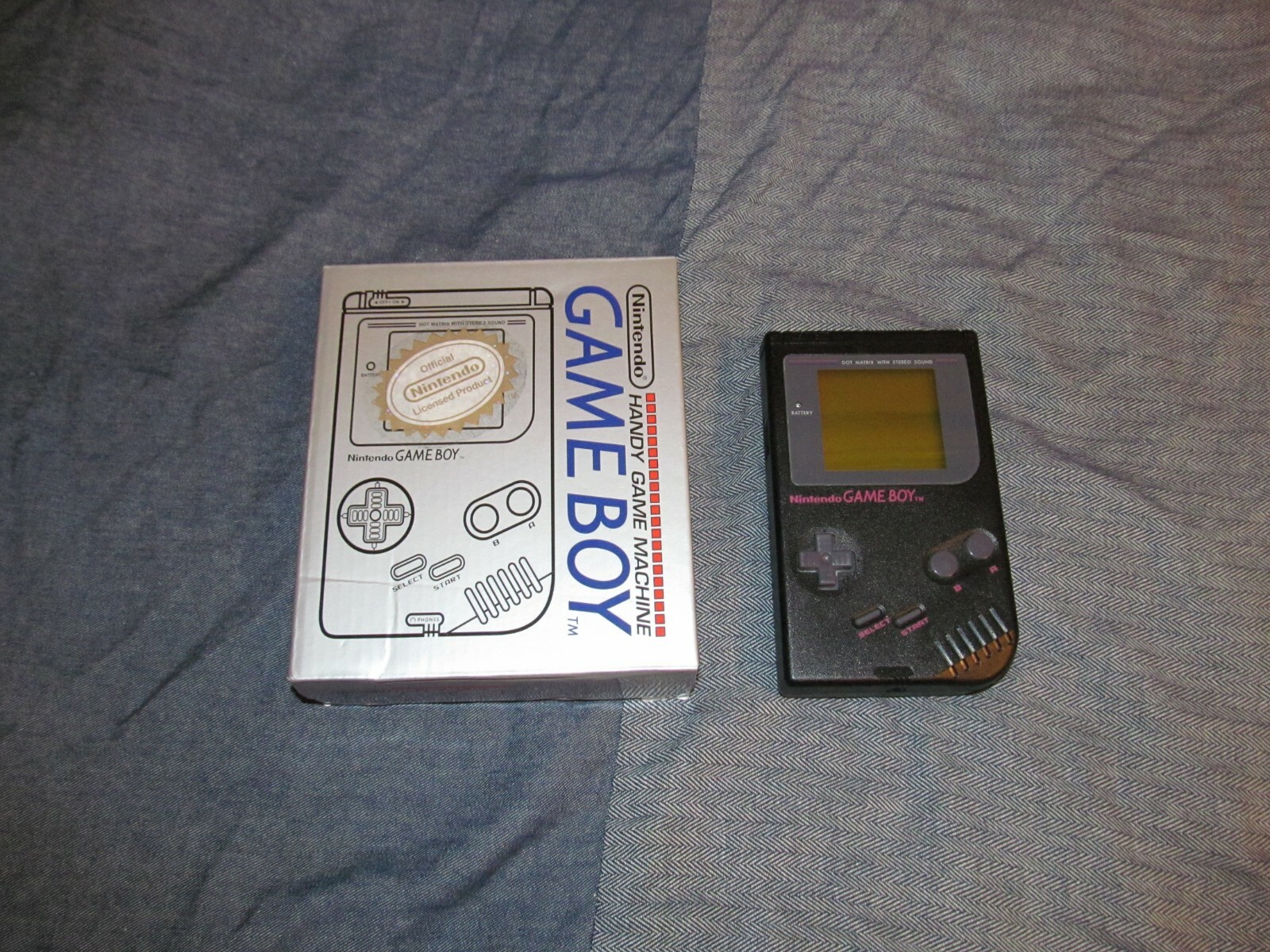 Nintendo Game Boy Pocket Black Handheld Console System w/ BOX READ GameBoy