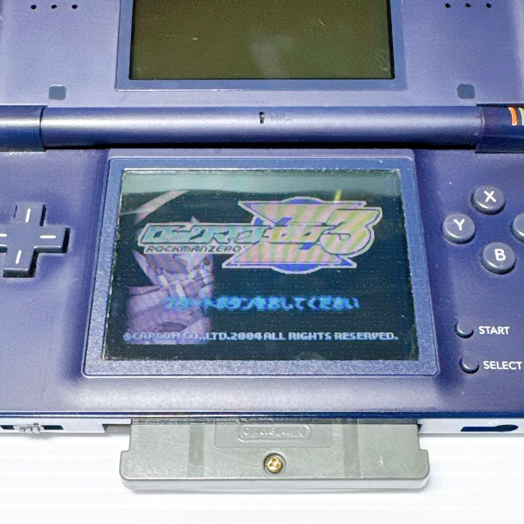 Nintendo DS Lite Light Enamel Navy console only with simple functioning confirme