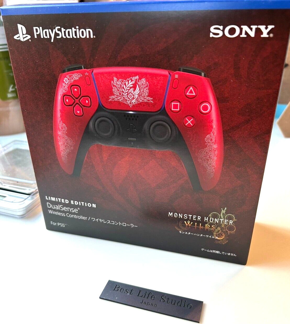 PS5 DualSense Wireless Controller Monster Hunter Wilds Limited Edition FedEx JPN