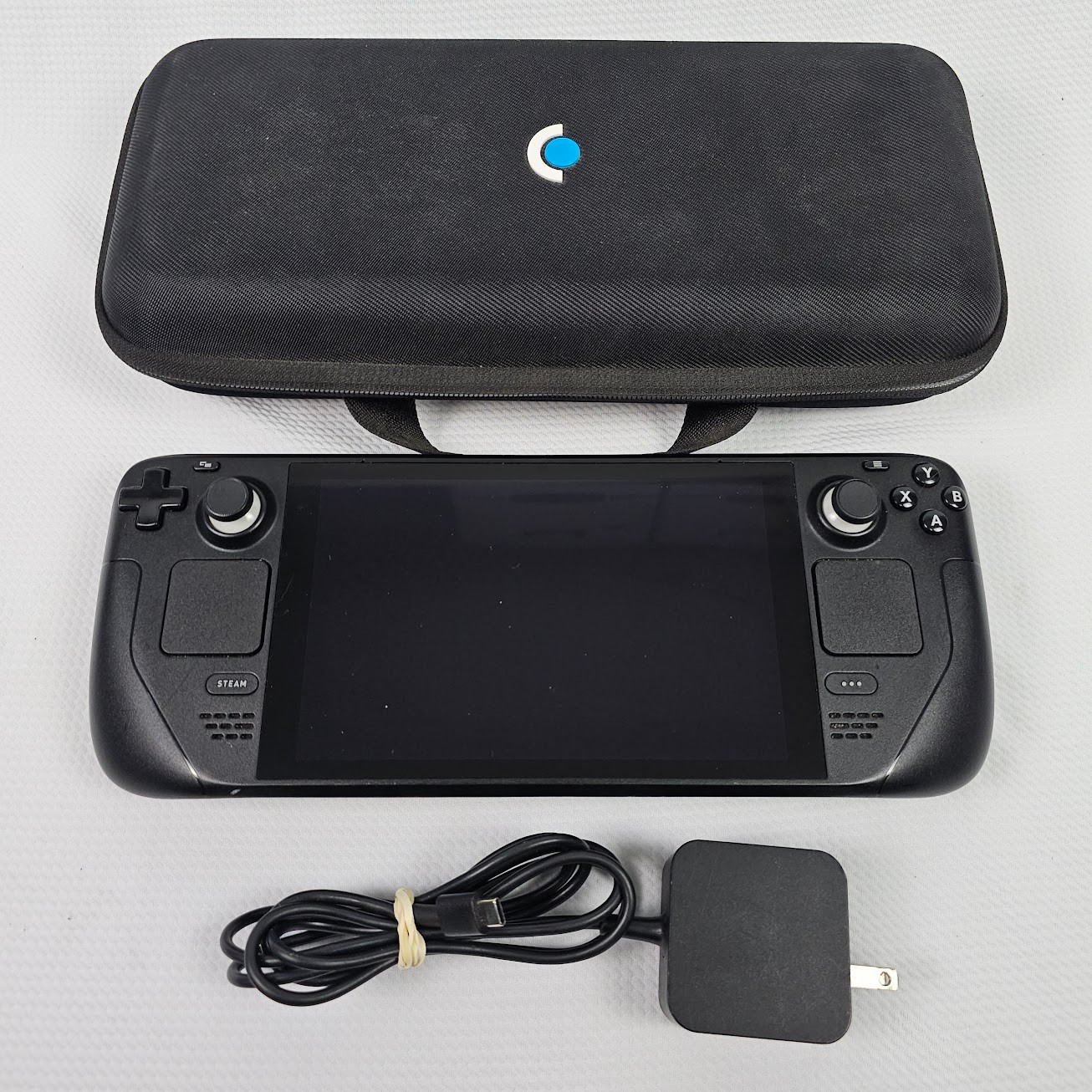 Valve Steam Deck 512GB Portable Gaming System Black w/ Case & Charger LCD