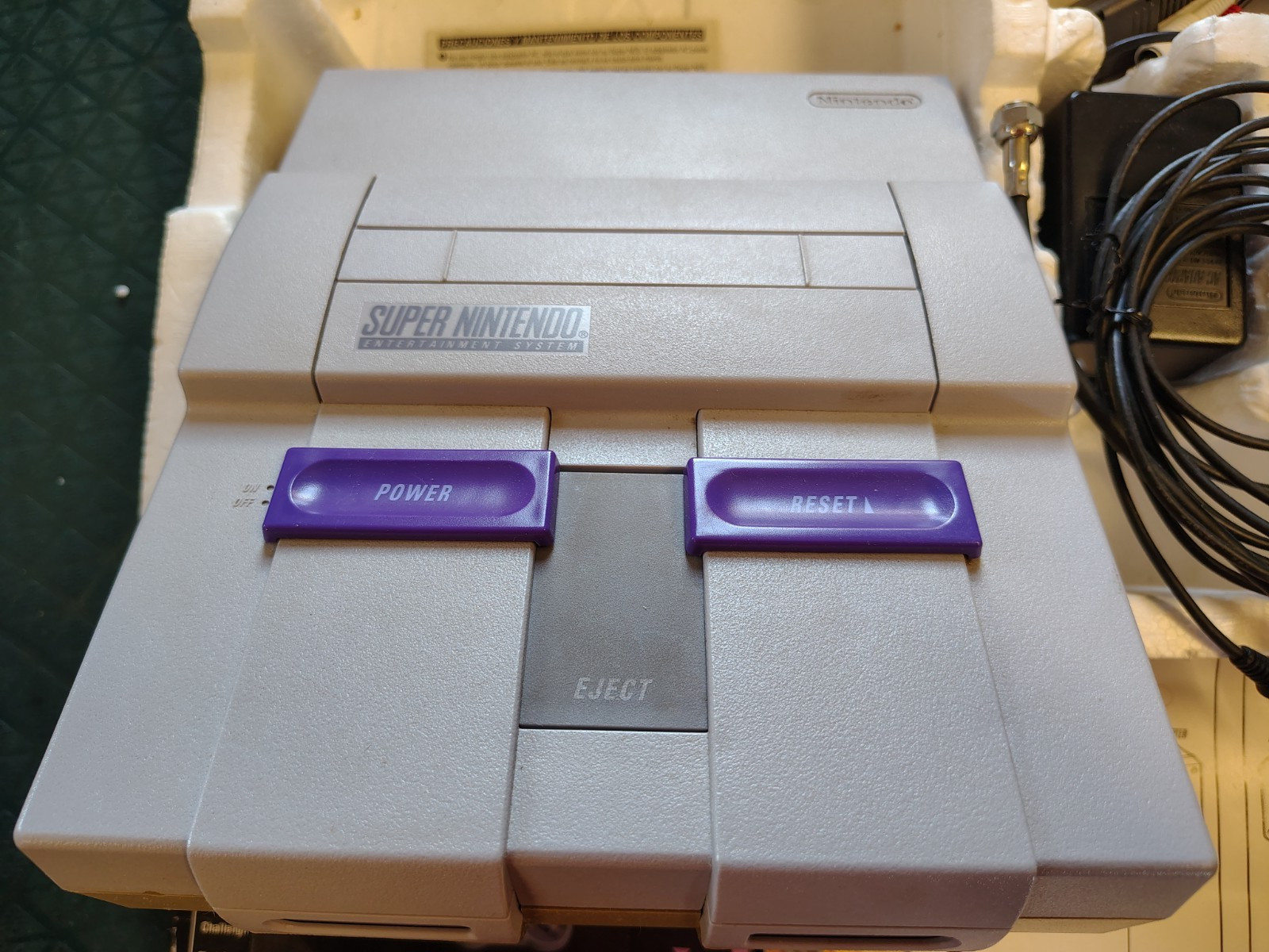 Super NES Super Set Super Nintendo System SNES Super Mario World