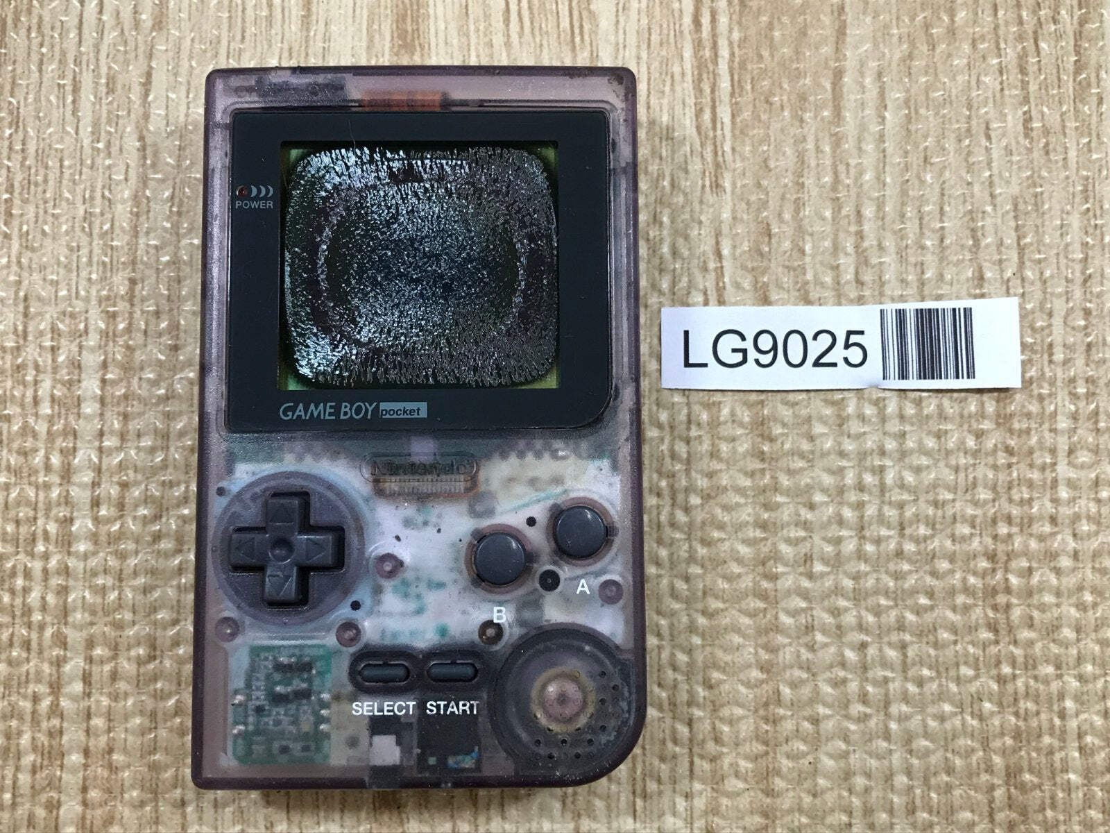 GameBoy Pocket Clear Purple Console Nintendo Japan – Not Working LG9025