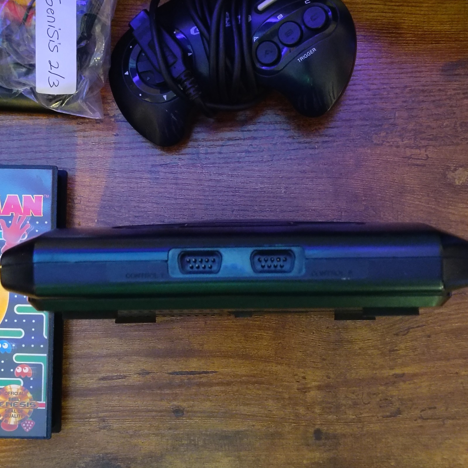Sega Genesis Lot Bundle 3 Games Controller Cables Ready to Play VG+