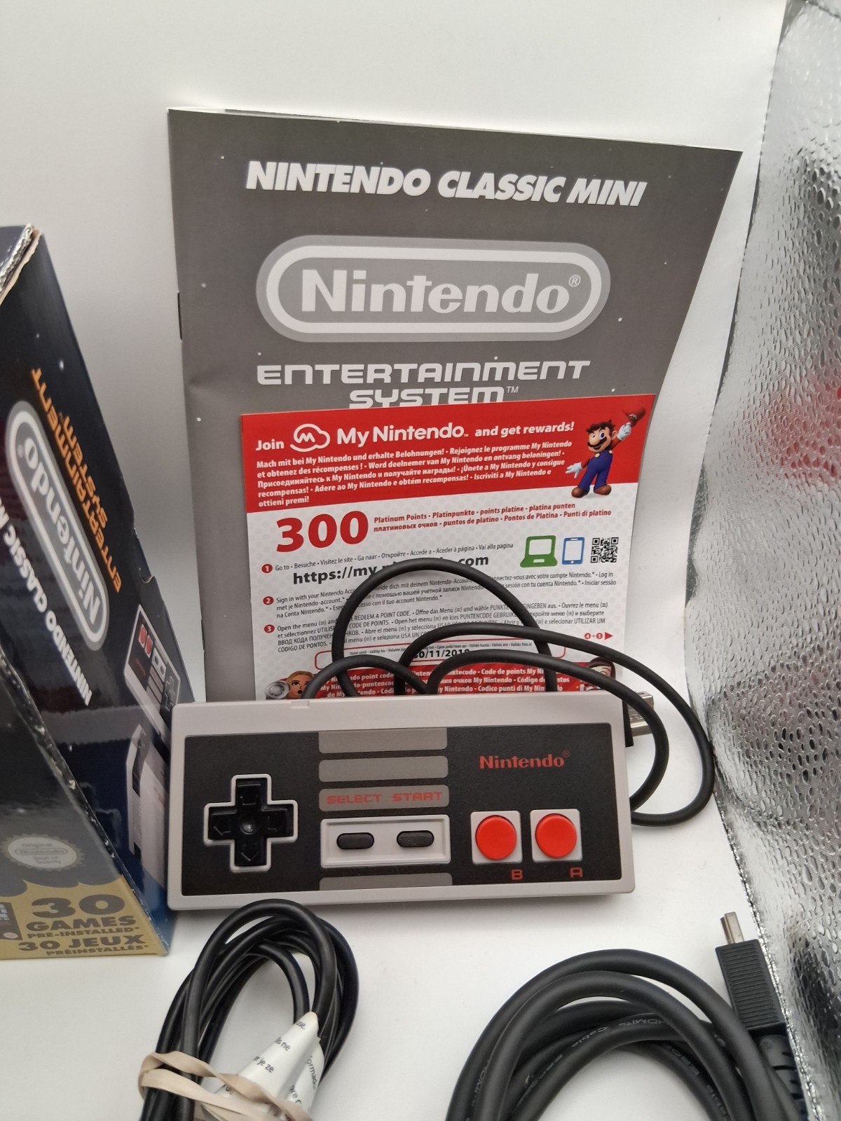 Nintendo NES Classic Mini Console EU version With Box HDMI cable included