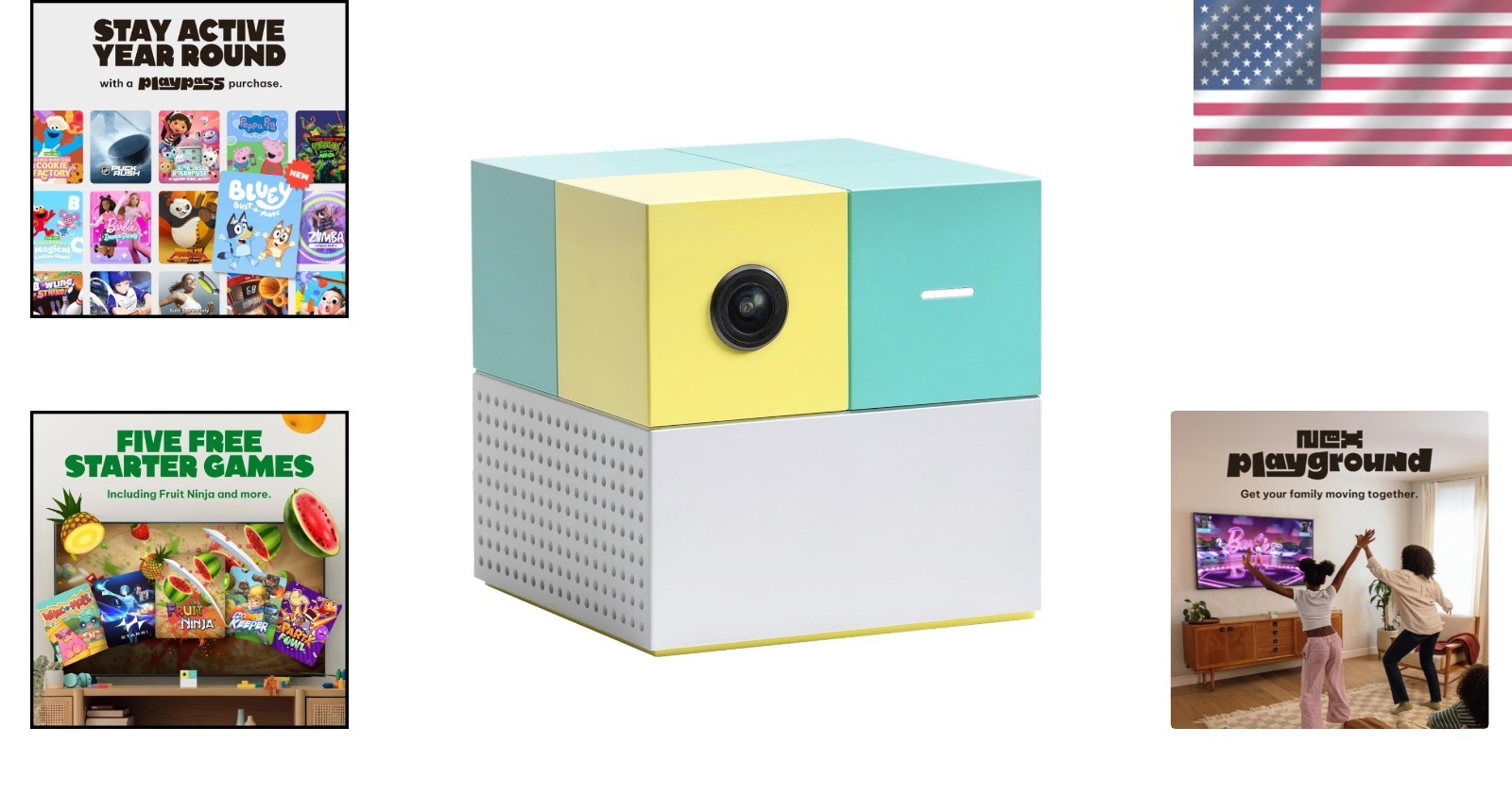Nex Playground: Motion-Tracking Active Play for Kids Ages 5+ – 64GB Storage