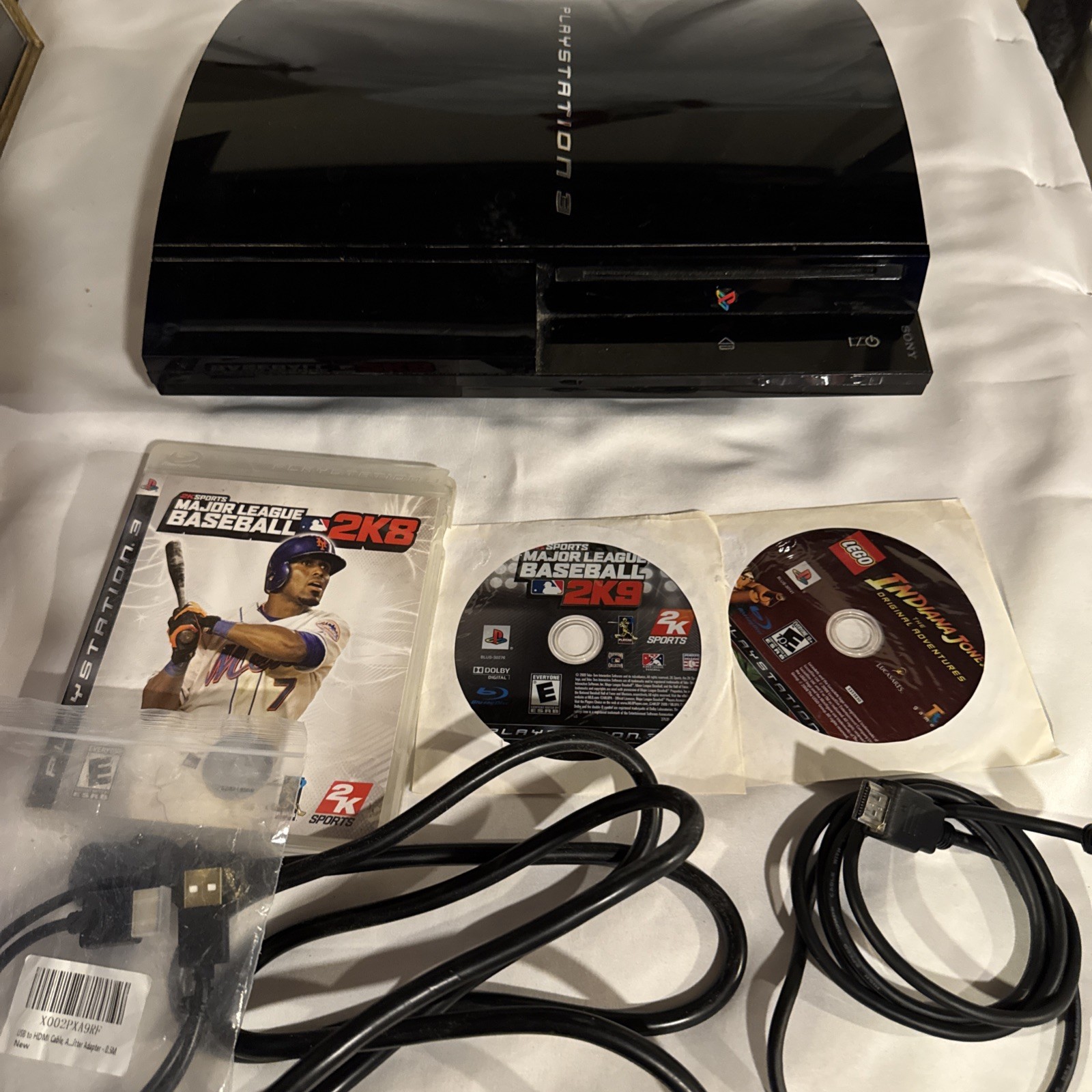 PlayStation 3 PS3 CECHB01 – Tested Backwards Compatible PS1 PS2 PS3 – Bundle