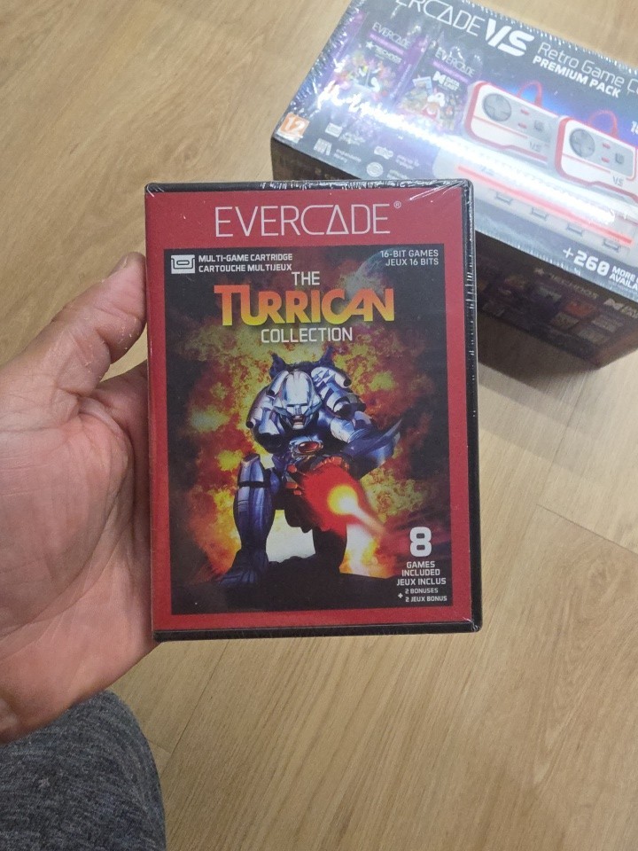 Evercade VS Premium Pack Retro Game Console Technos Arcade Data East NEW SEALED